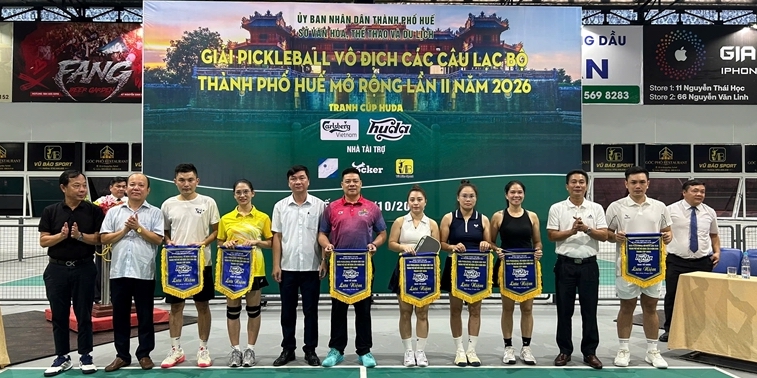 Nearly 150 athletes compete in the 2nd Hue City Pickleball Clubs Open Championship