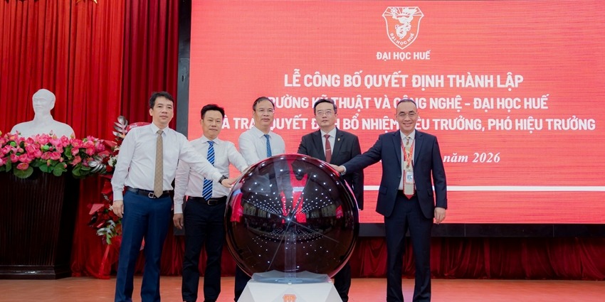 Hue University officially announces the establishment of the School of Engineering and Technology