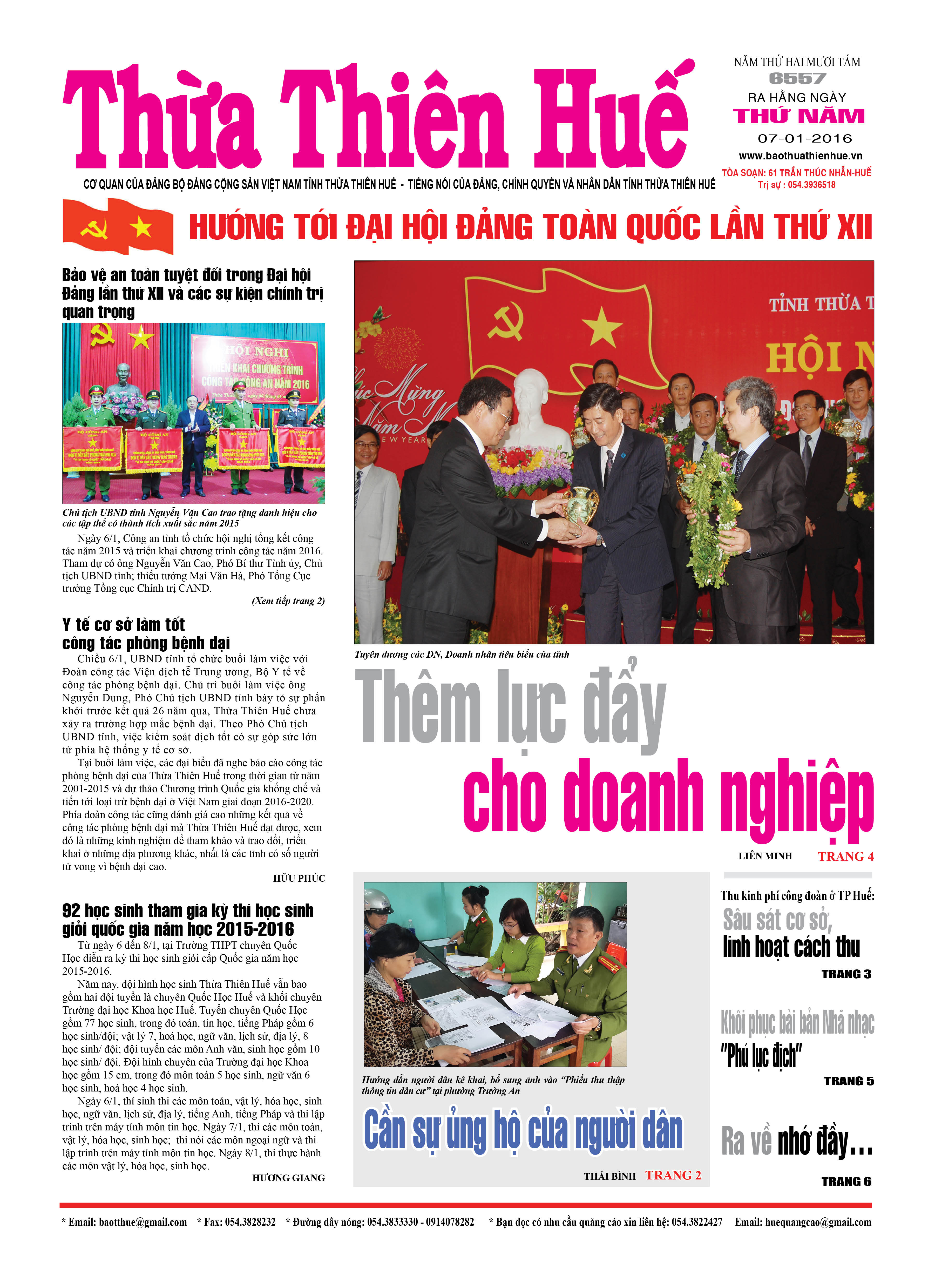 Thứ năm, 7-01-2016