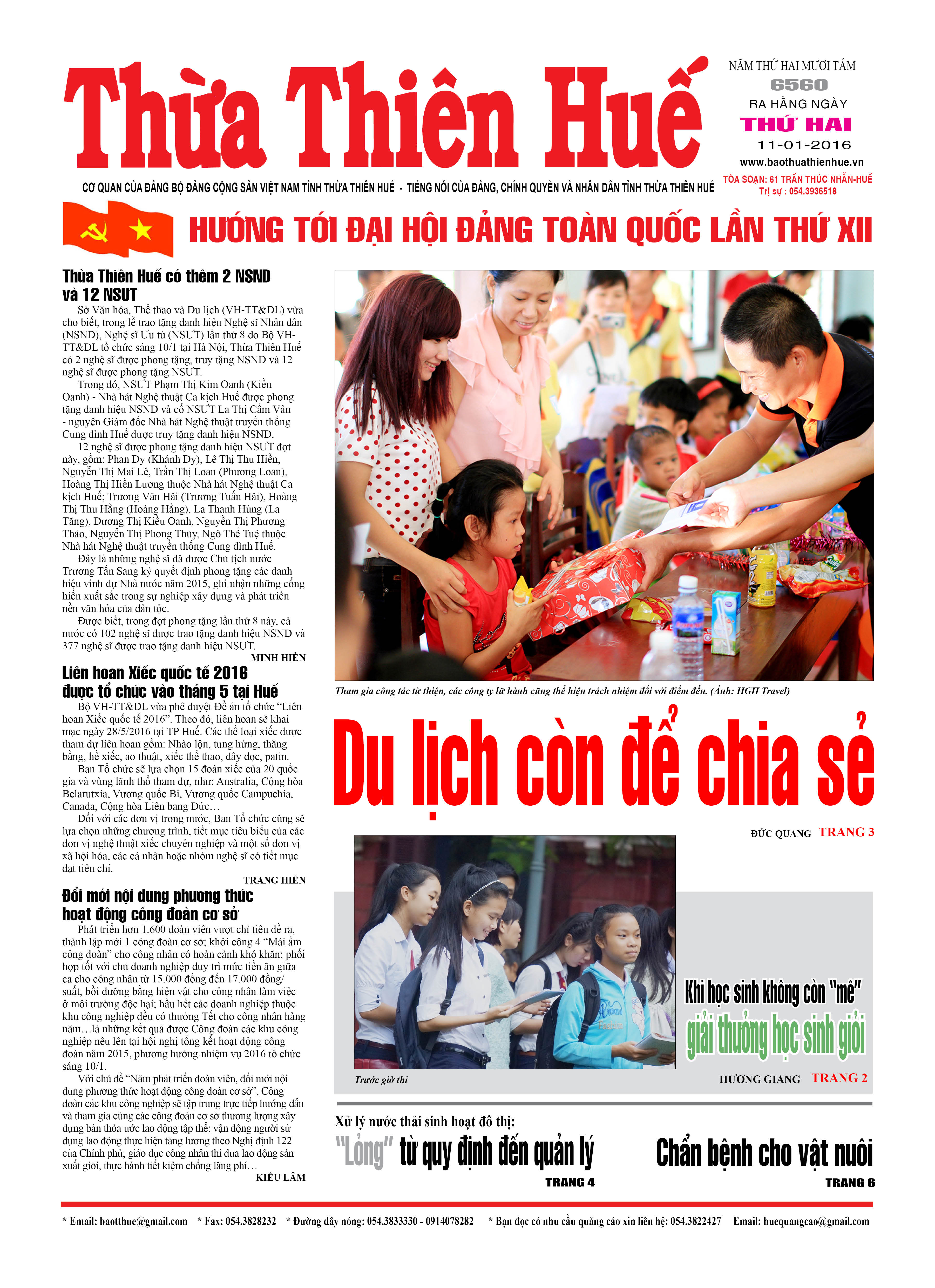 Thứ hai, 11-1-2016