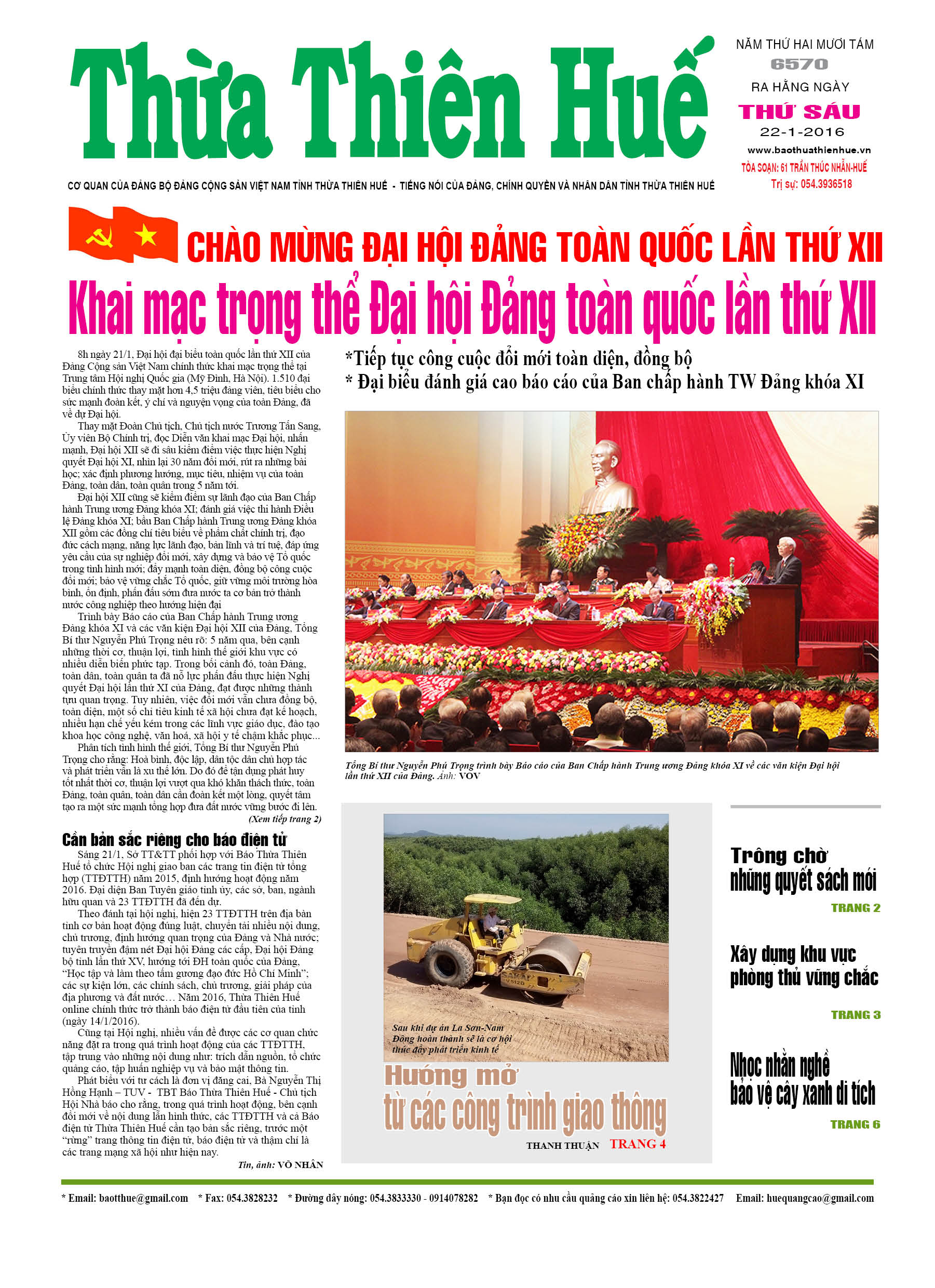 Thứ sáu, 22-01-2016