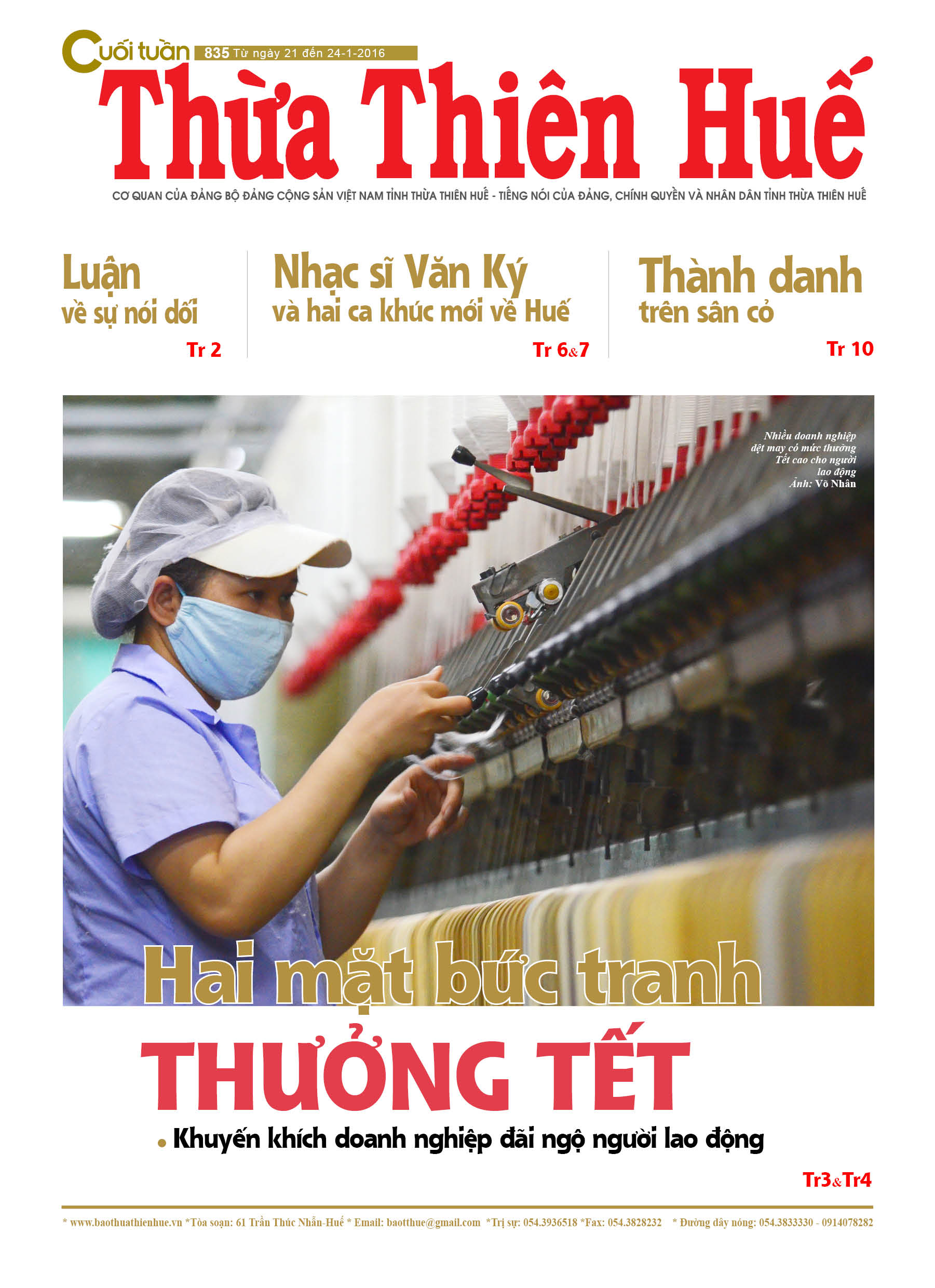 Cuối tuần, 24-01-2016