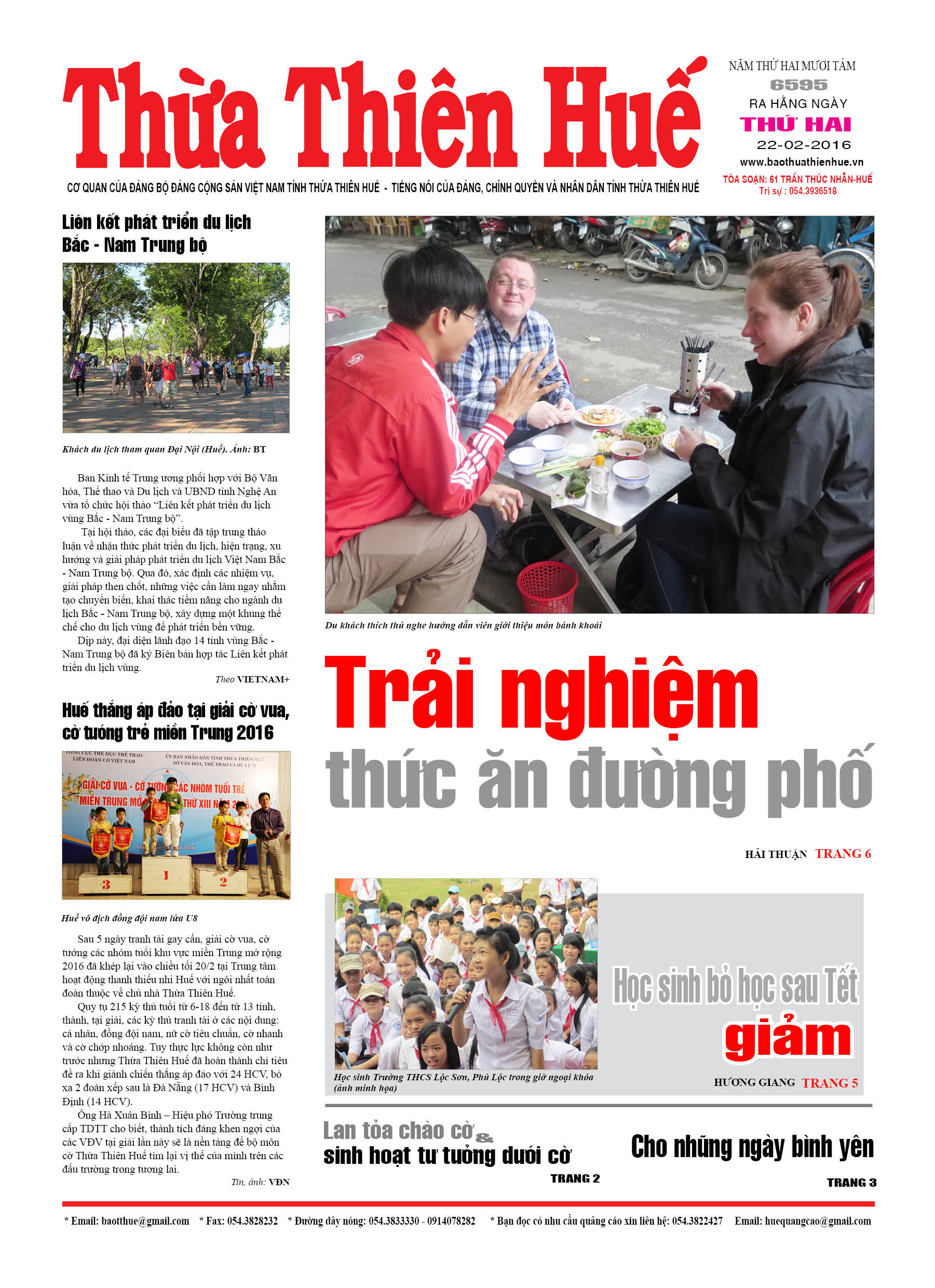 Thứ hai, 22-02-2016