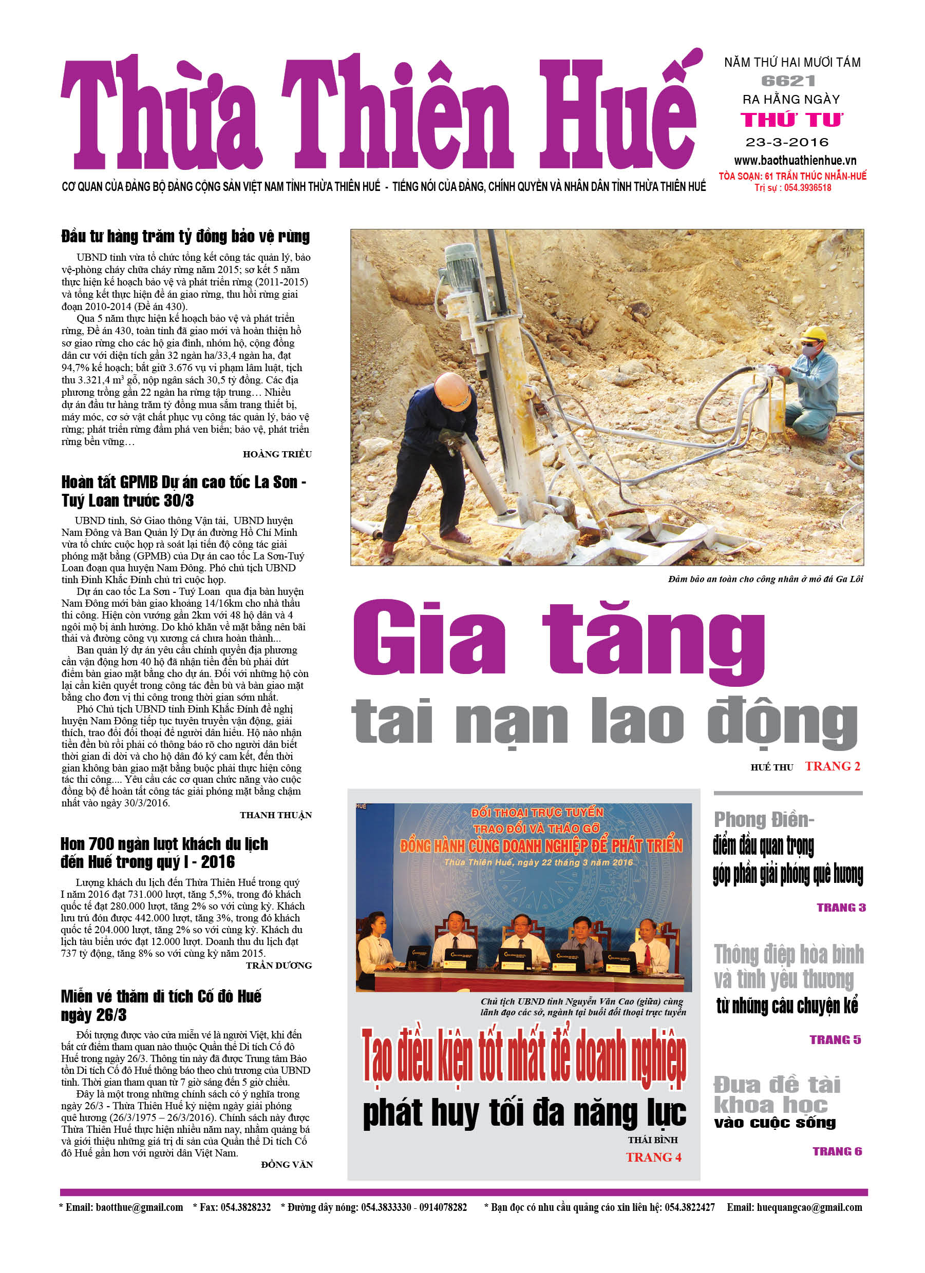 Thứ tư, ngày 23-03-2016