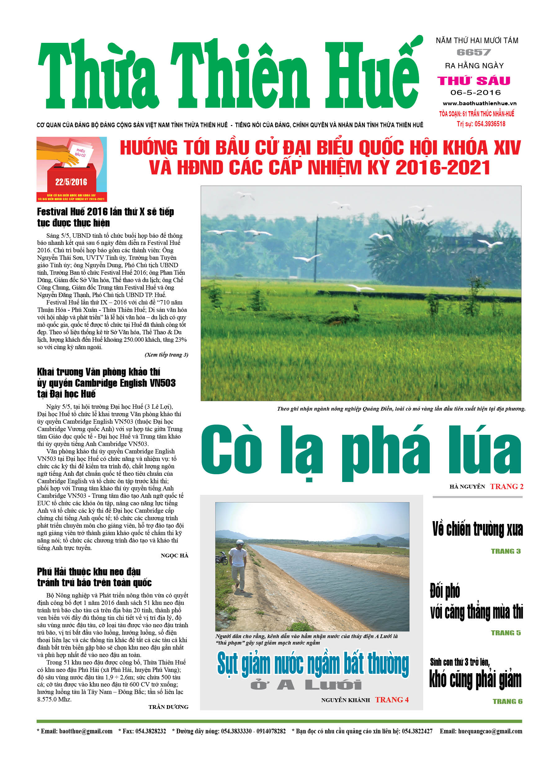 Thứ sáu, 06-05-2016