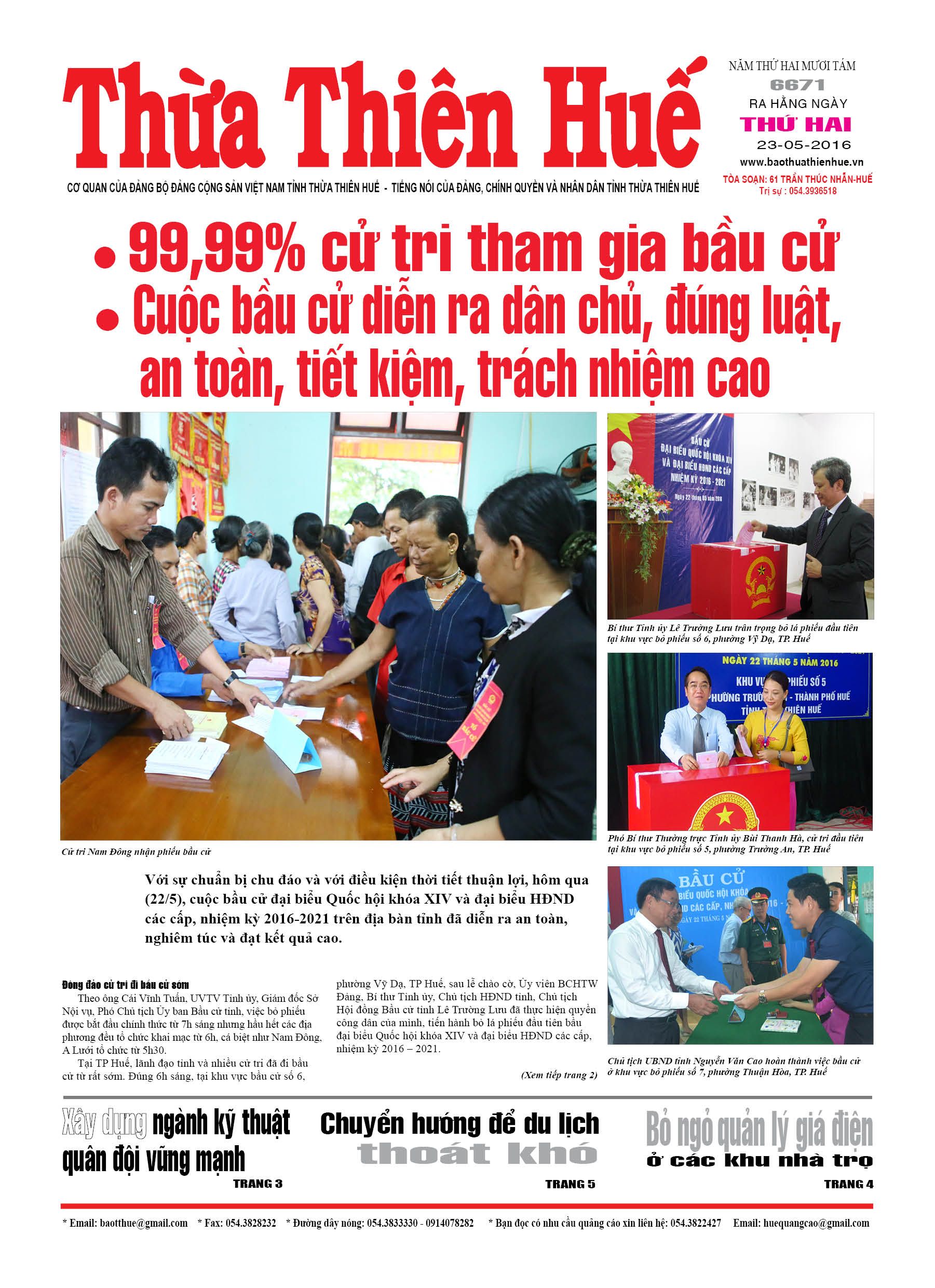 Thứ hai, 23-05-2016