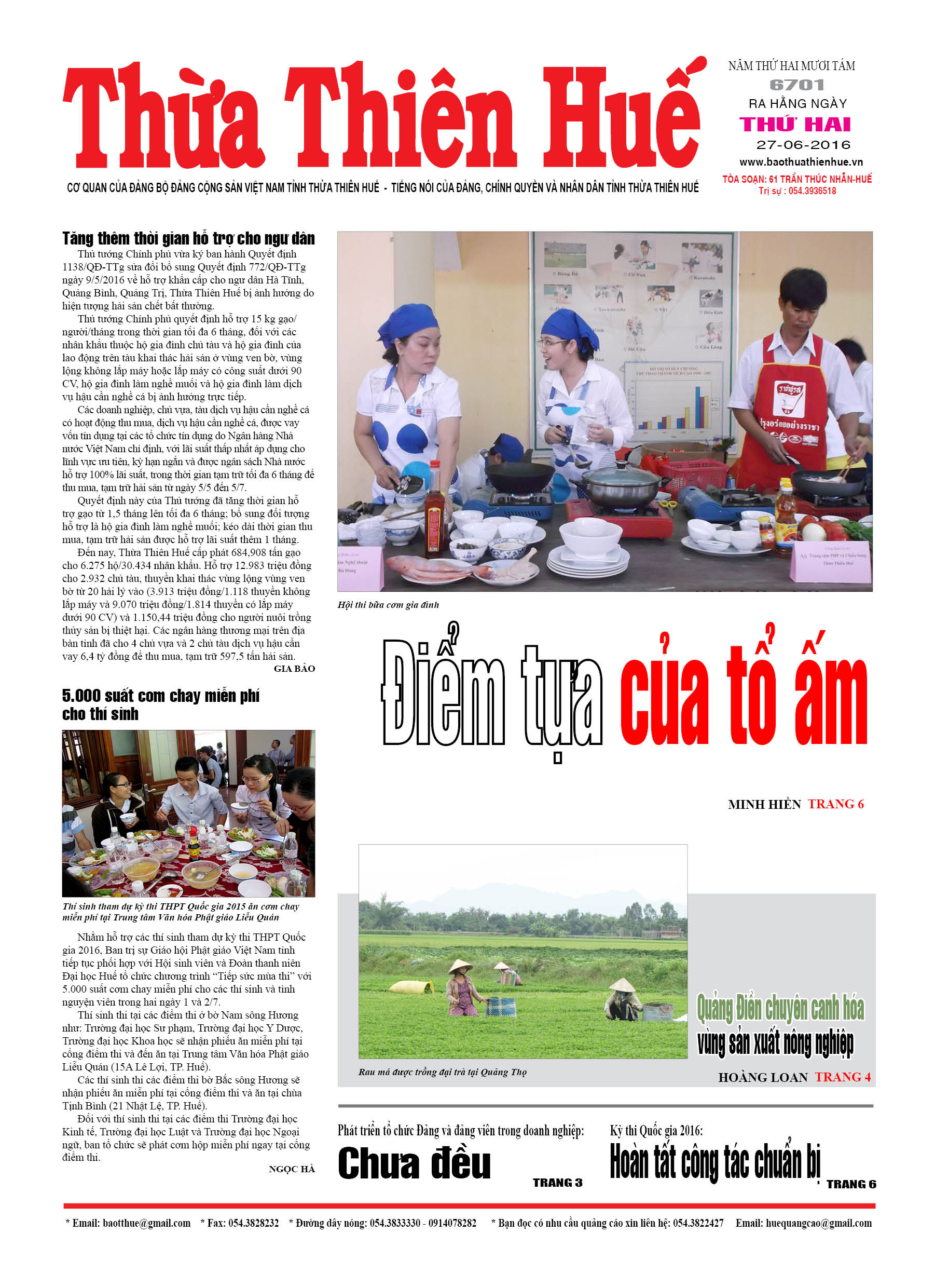 Thứ hai, 27-06-2016