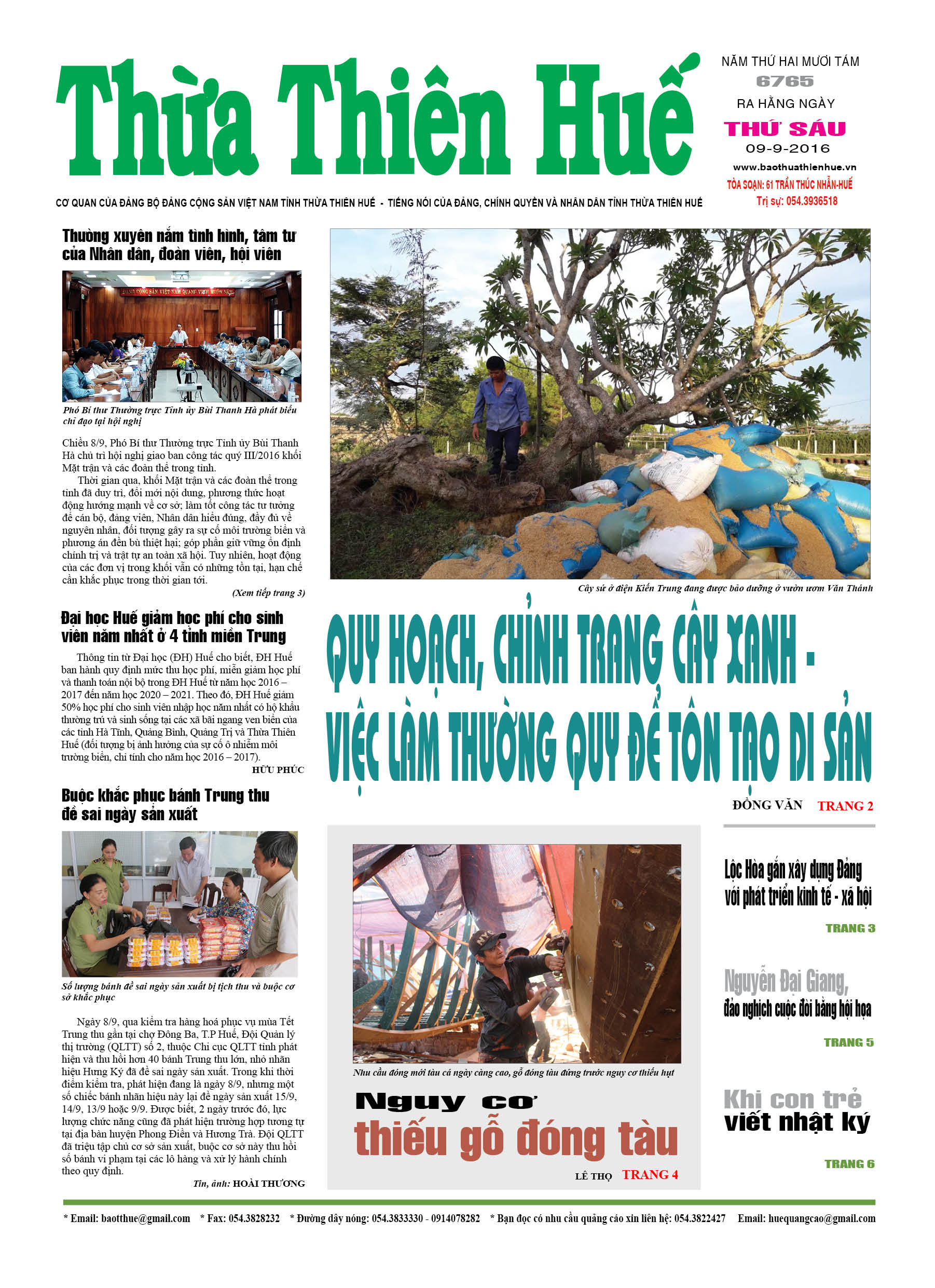 Thứ sáu, 09-09-2016