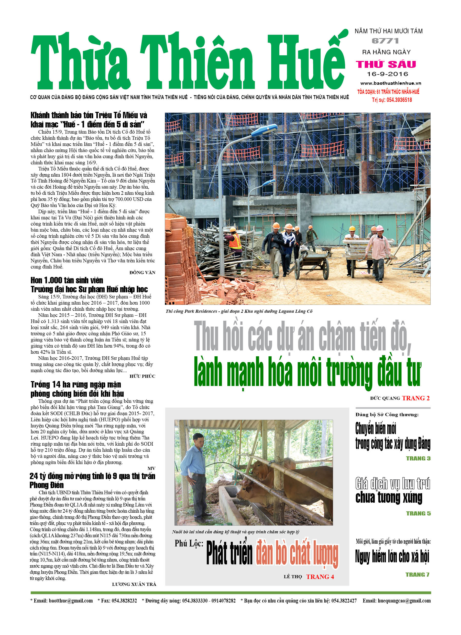 Thứ sáu, 16-09-2016