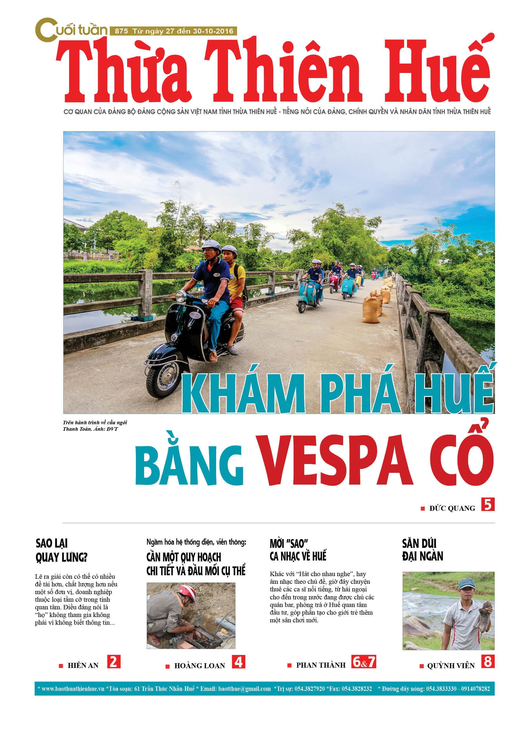 Cuối tuần, 30-10-2016