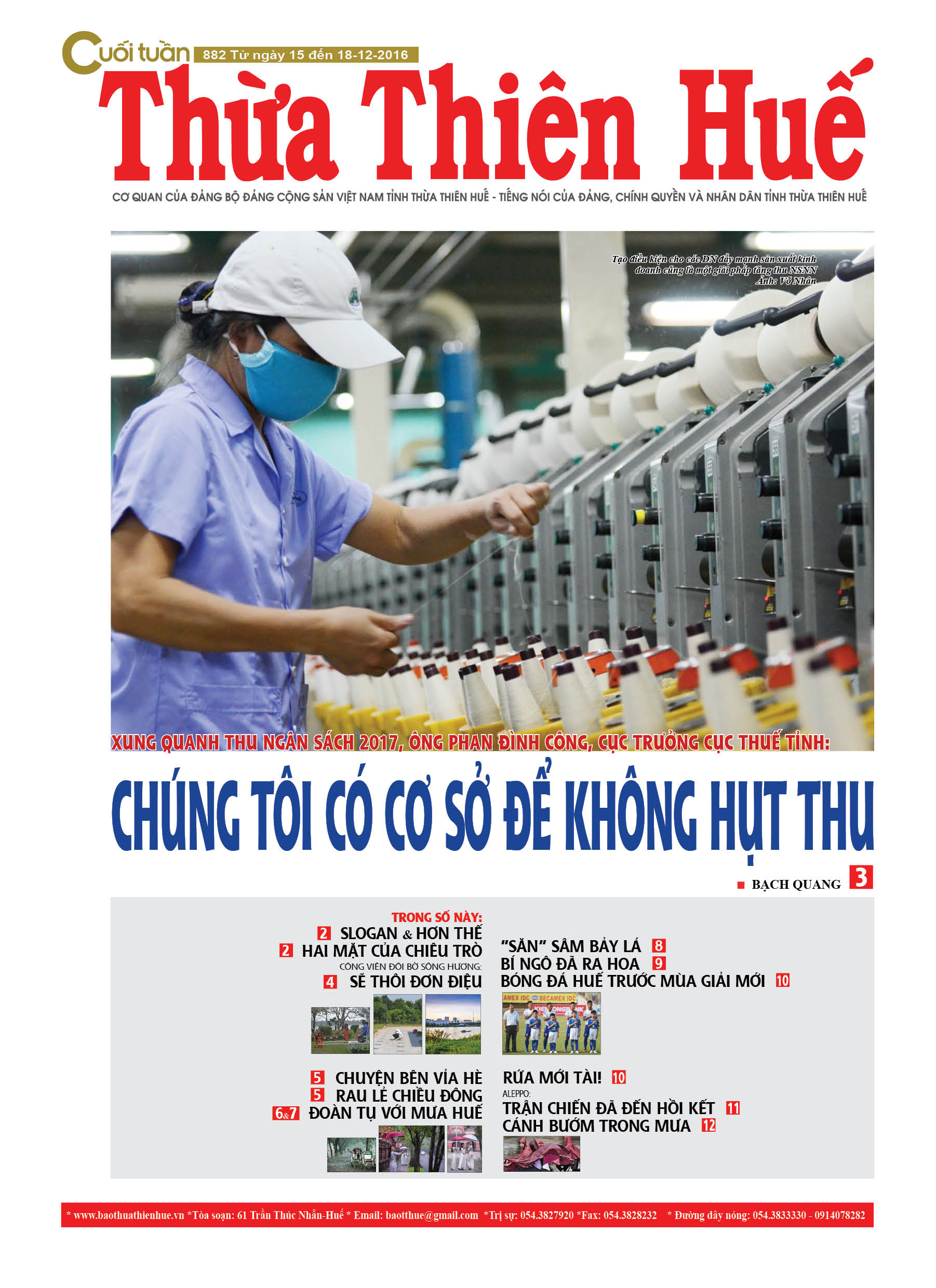 Cuối tuần, 18-12-2016