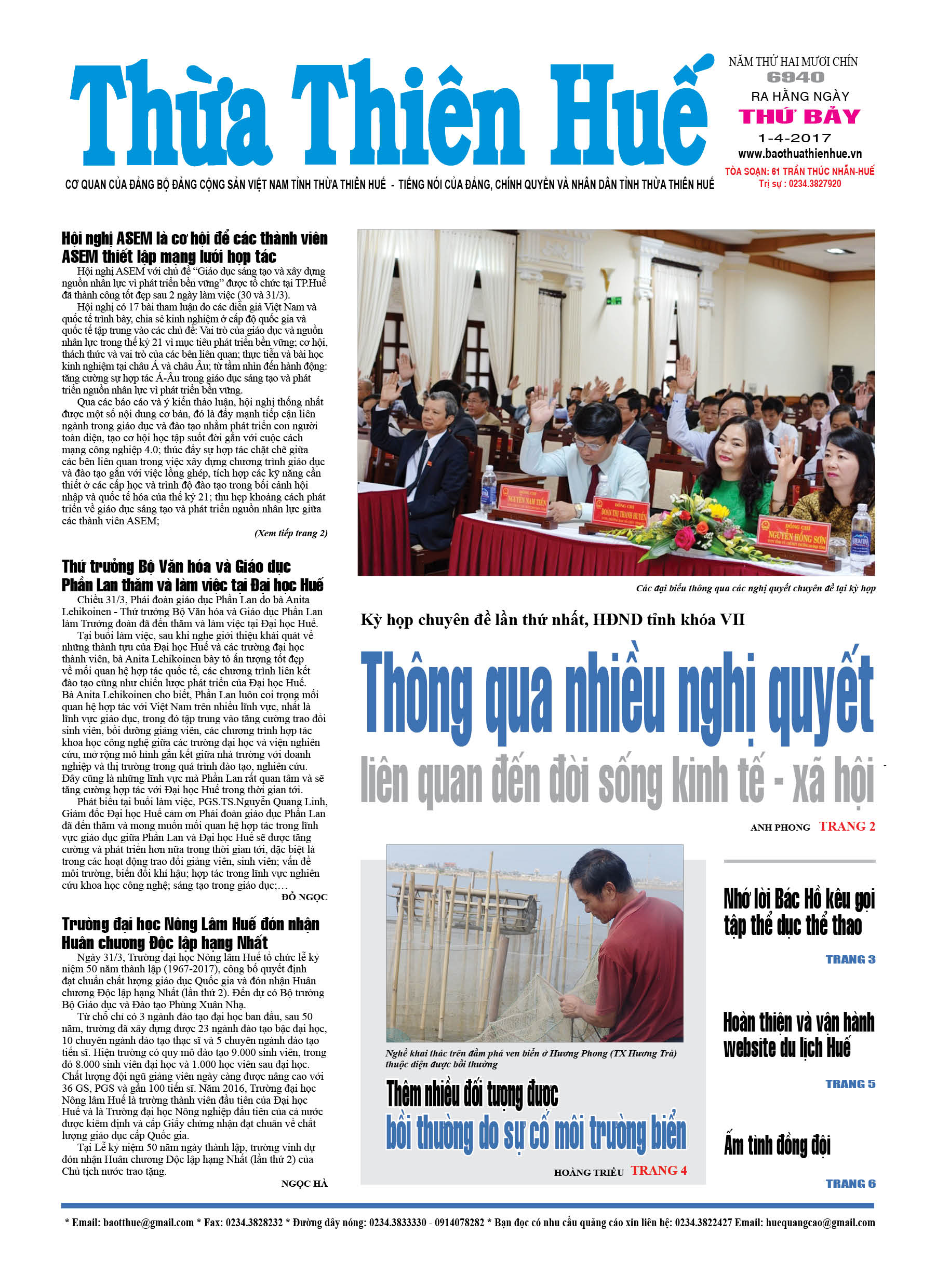 Thứ bảy, 01-04-2017