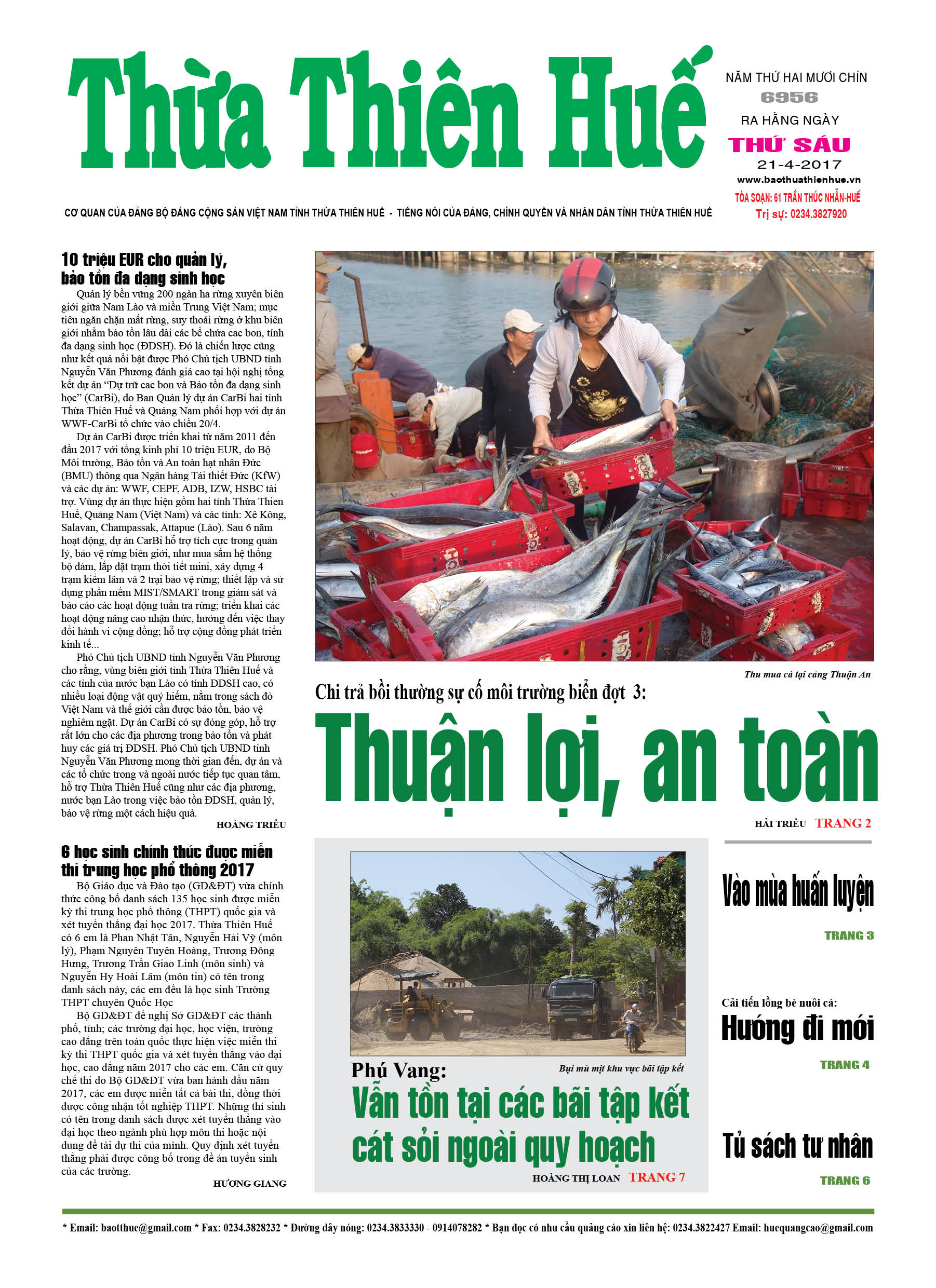 Thứ sáu 21/4/2017