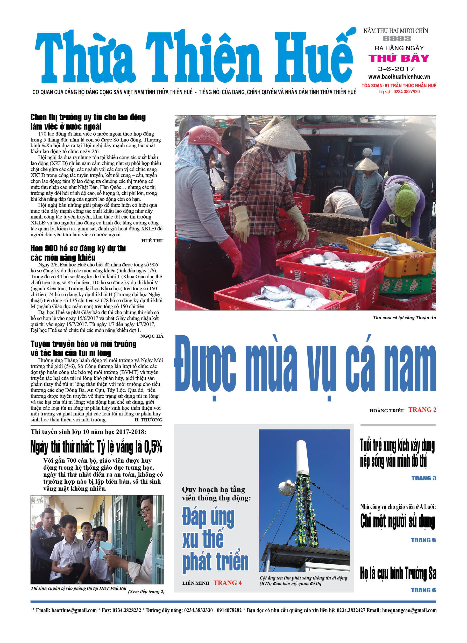 Thứ bảy, 3/6/2017