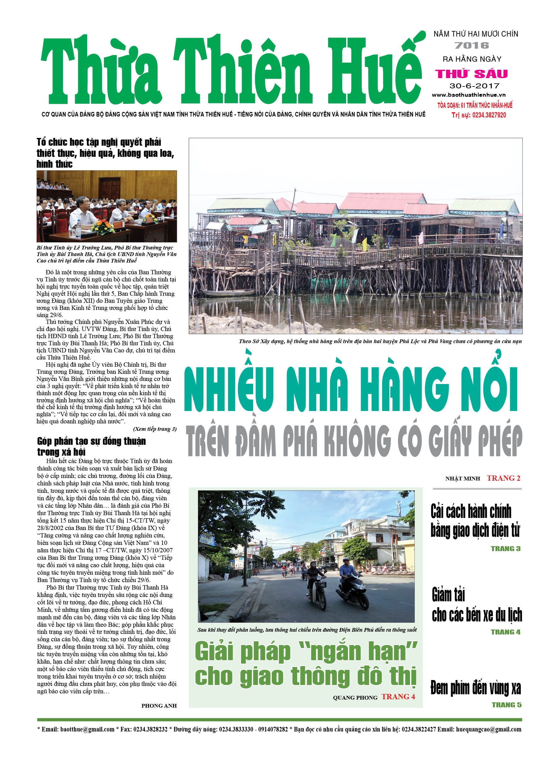 Thứ sáu, 30/6/2017