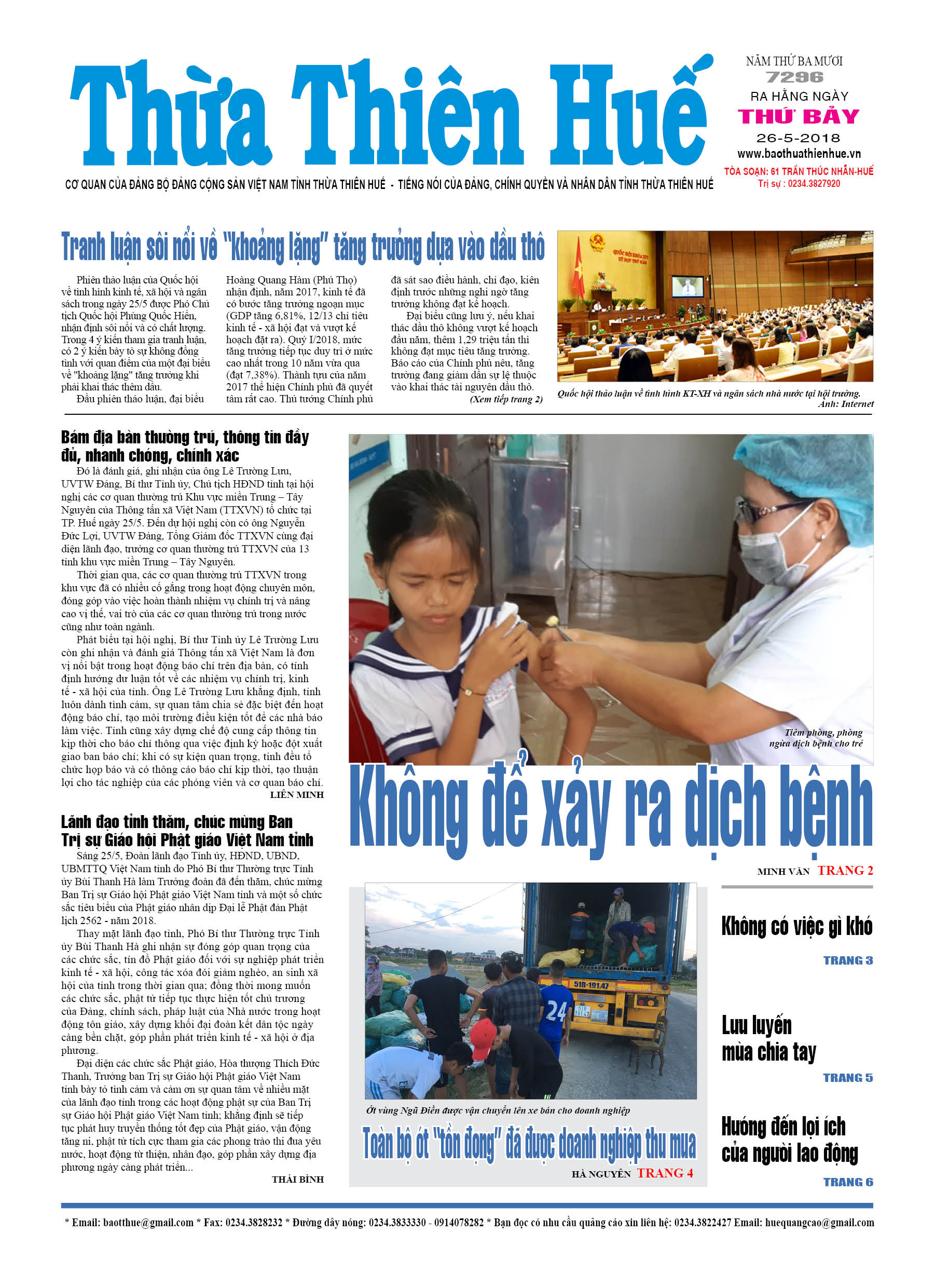 Thứ bảy, 29/5/2018