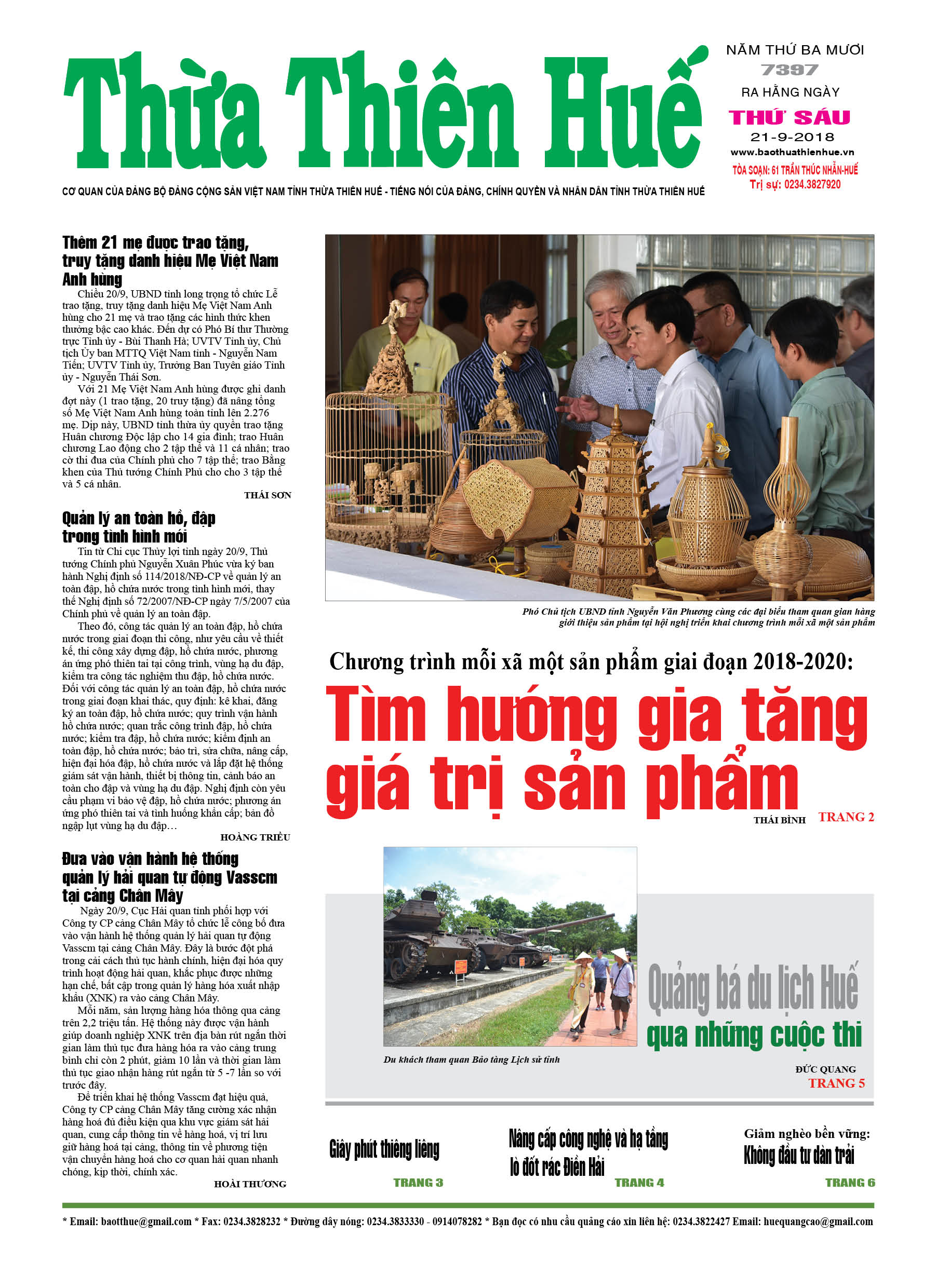 Thứ sáu, 21/9/2018