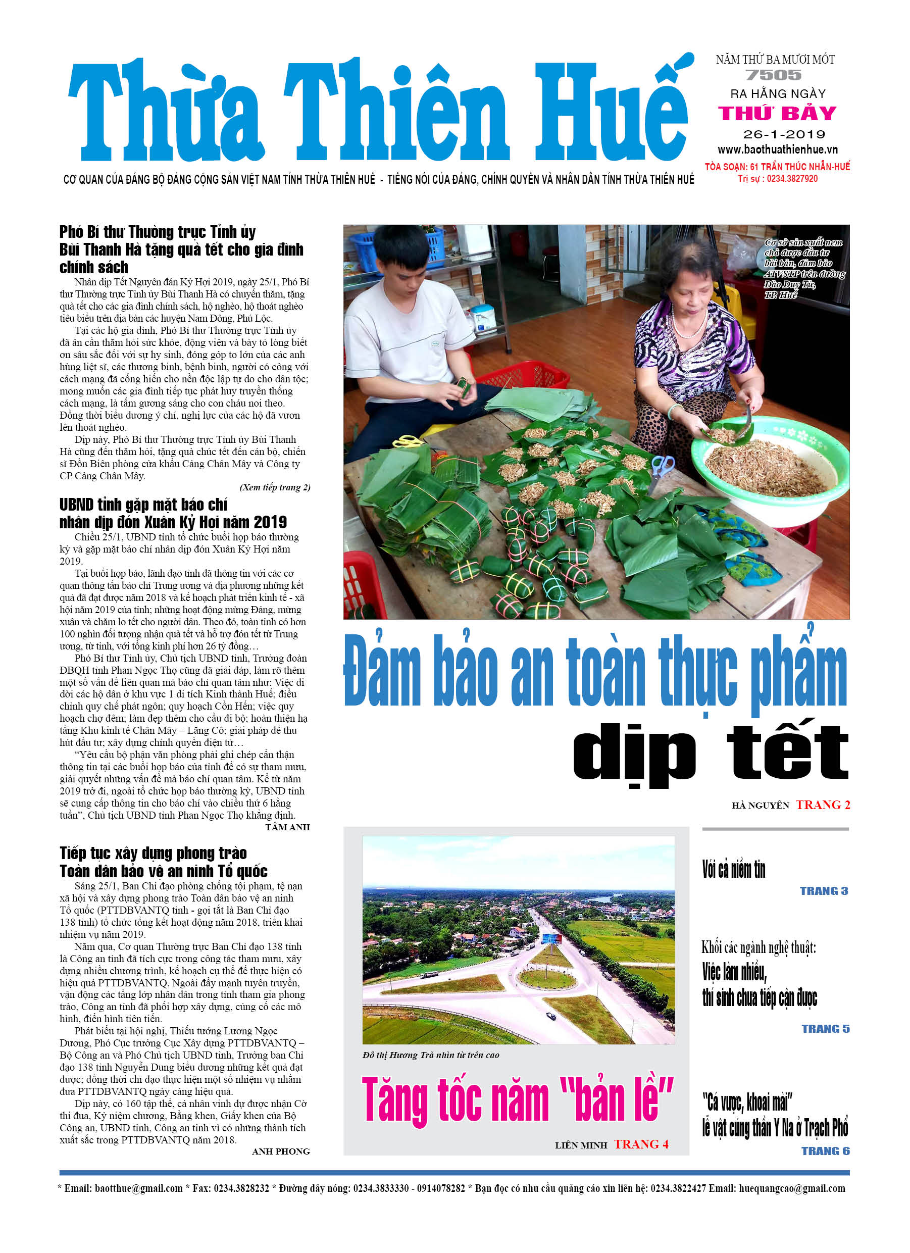 Thứ bảy, 26/1/2019