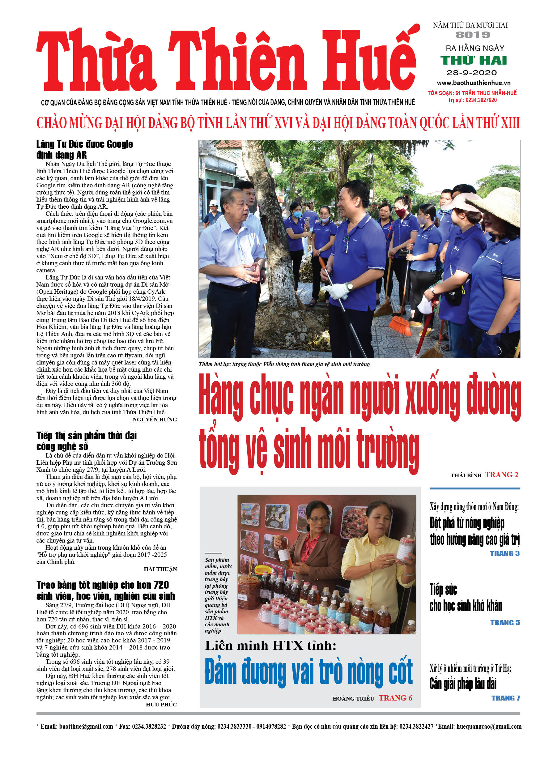 Thứ hai, 28/9/2020