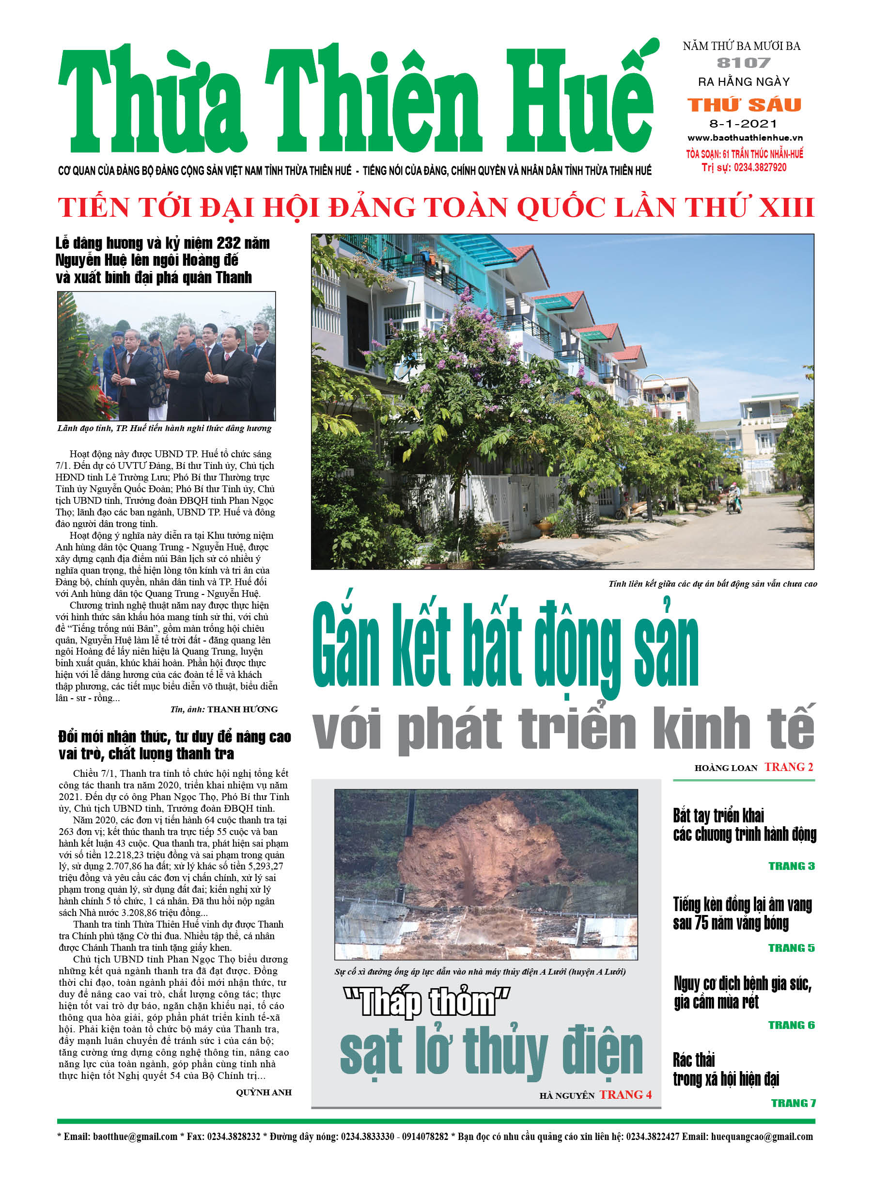 Thứ sáu, 8/1/2021