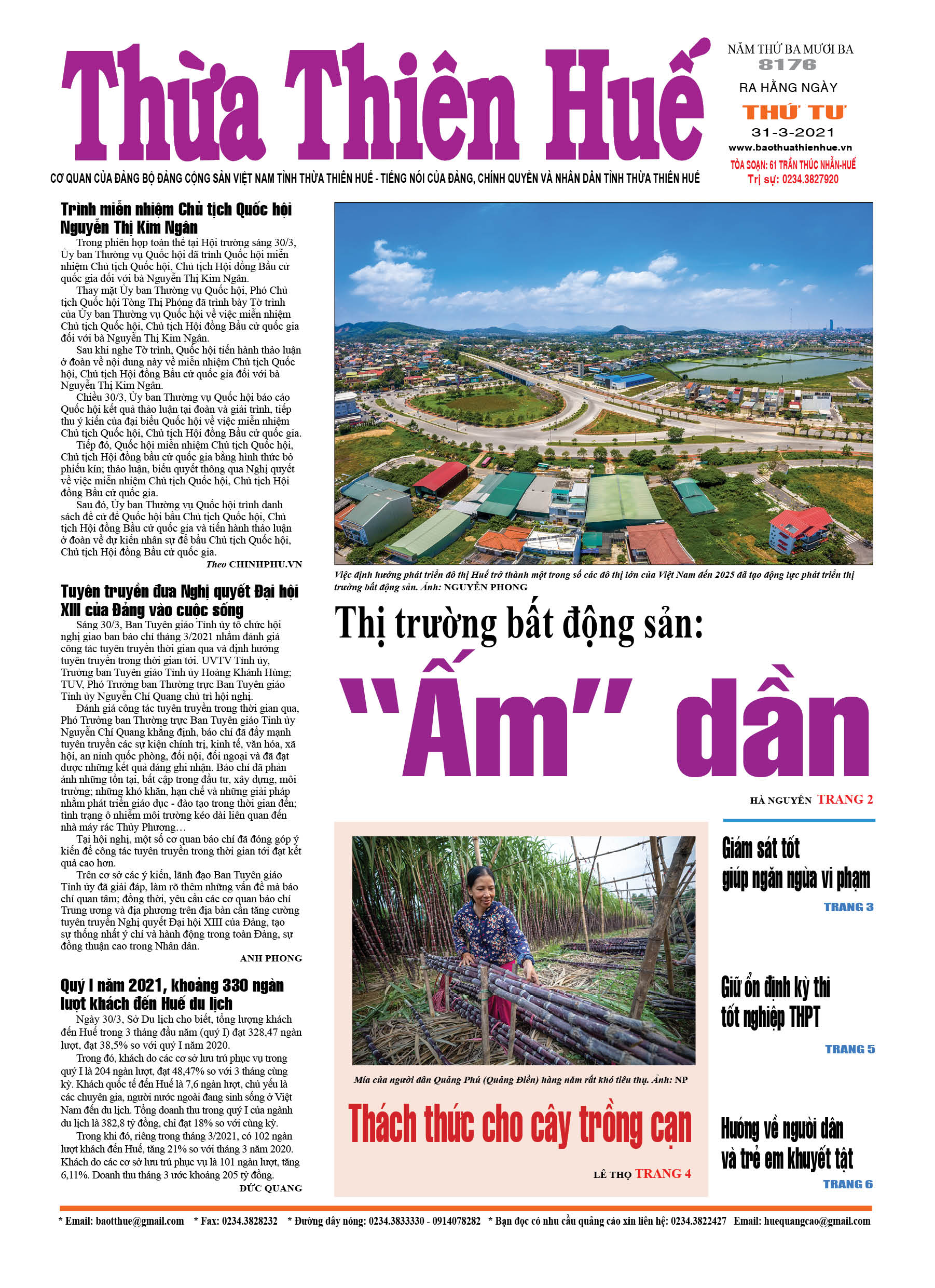 Thứ tư, 31/3/2021