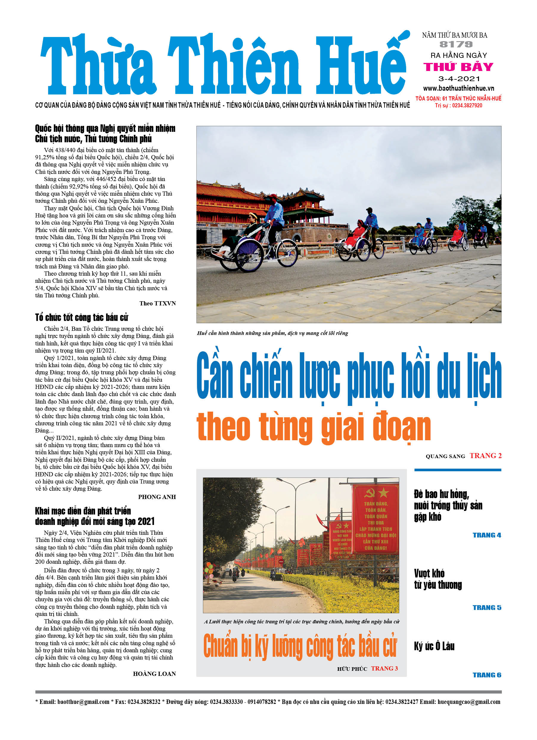 Thứ bảy, 3/4/2021