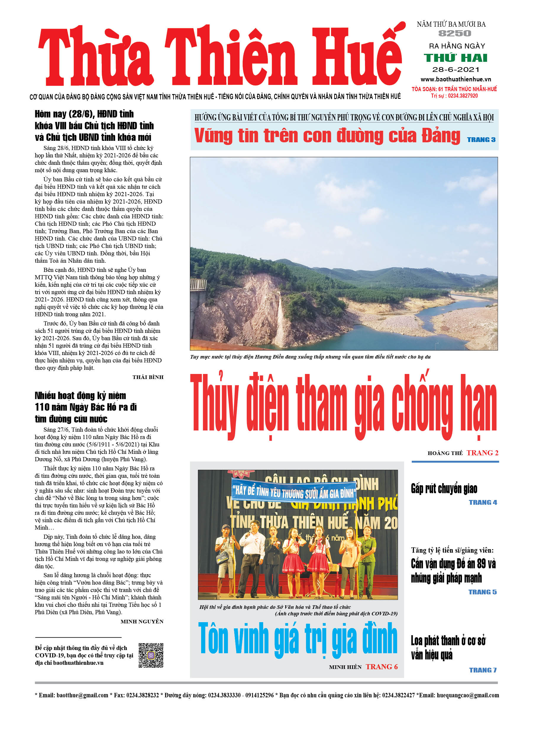 Thứ hai, 28/6/2021