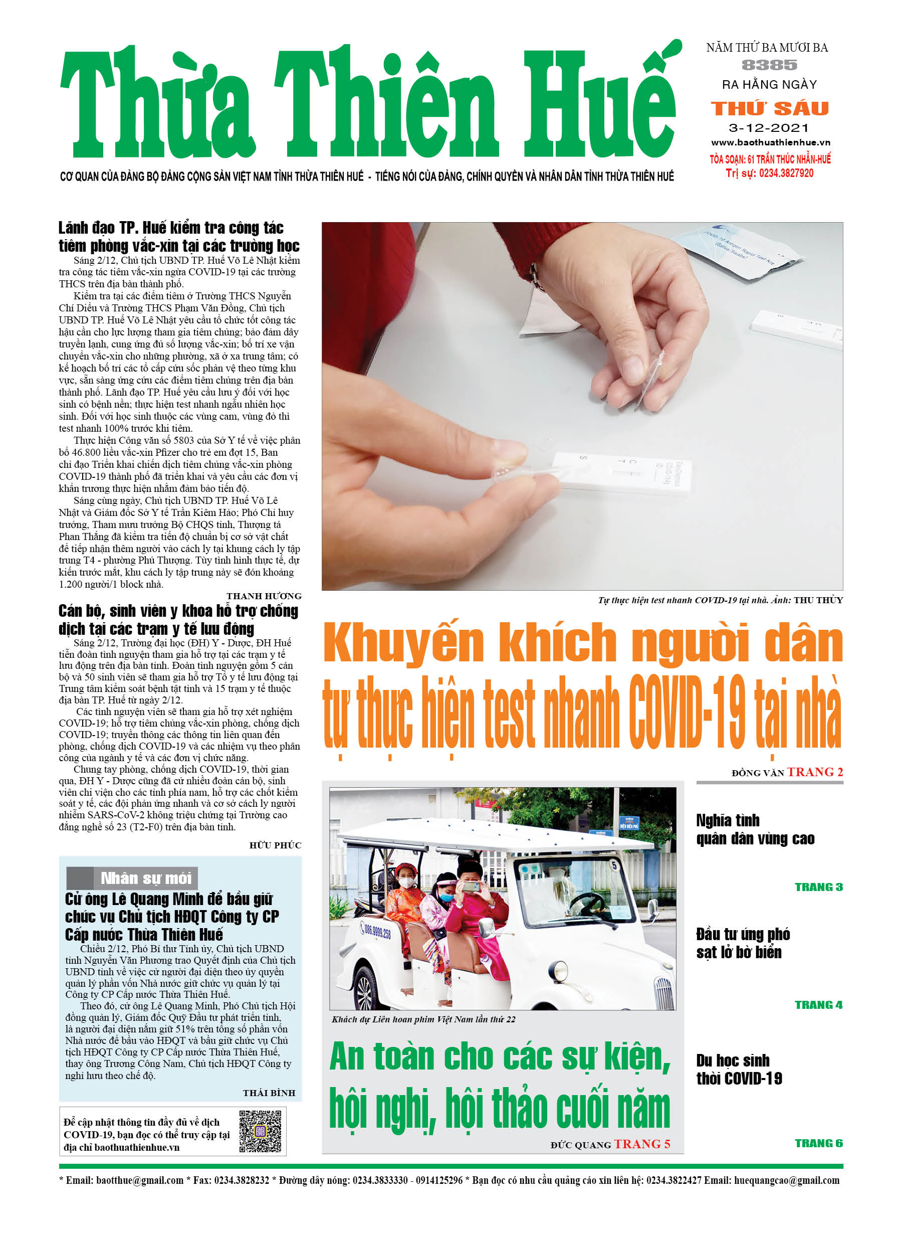 Thứ sáu, 3/12/2021