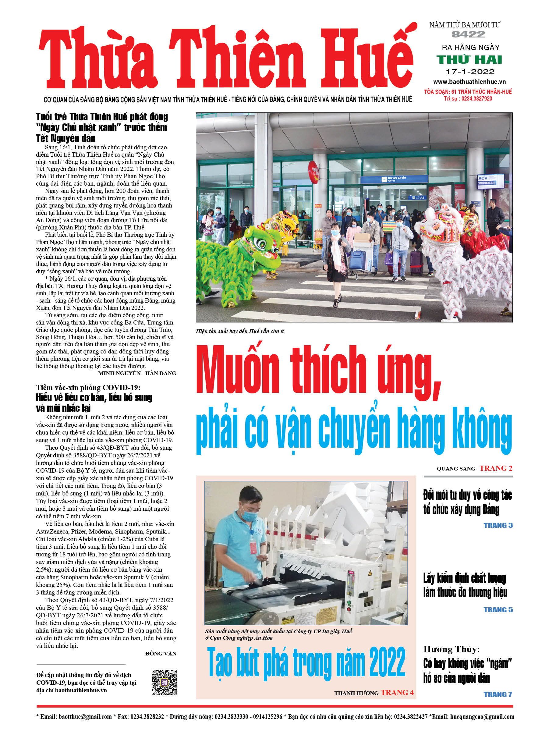 Thứ hai, 17/1/2021