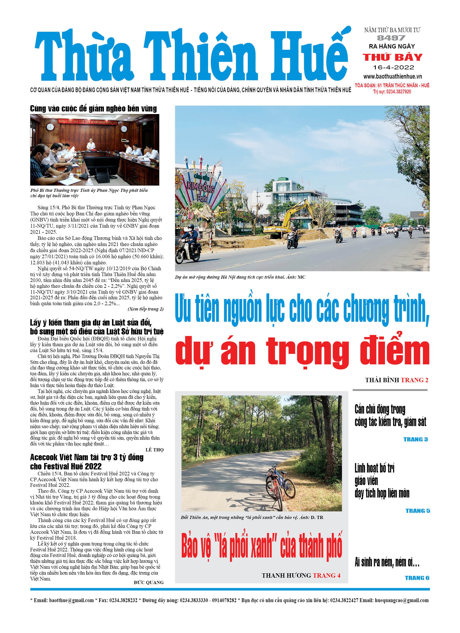 Thứ bảy, 16/4/2022