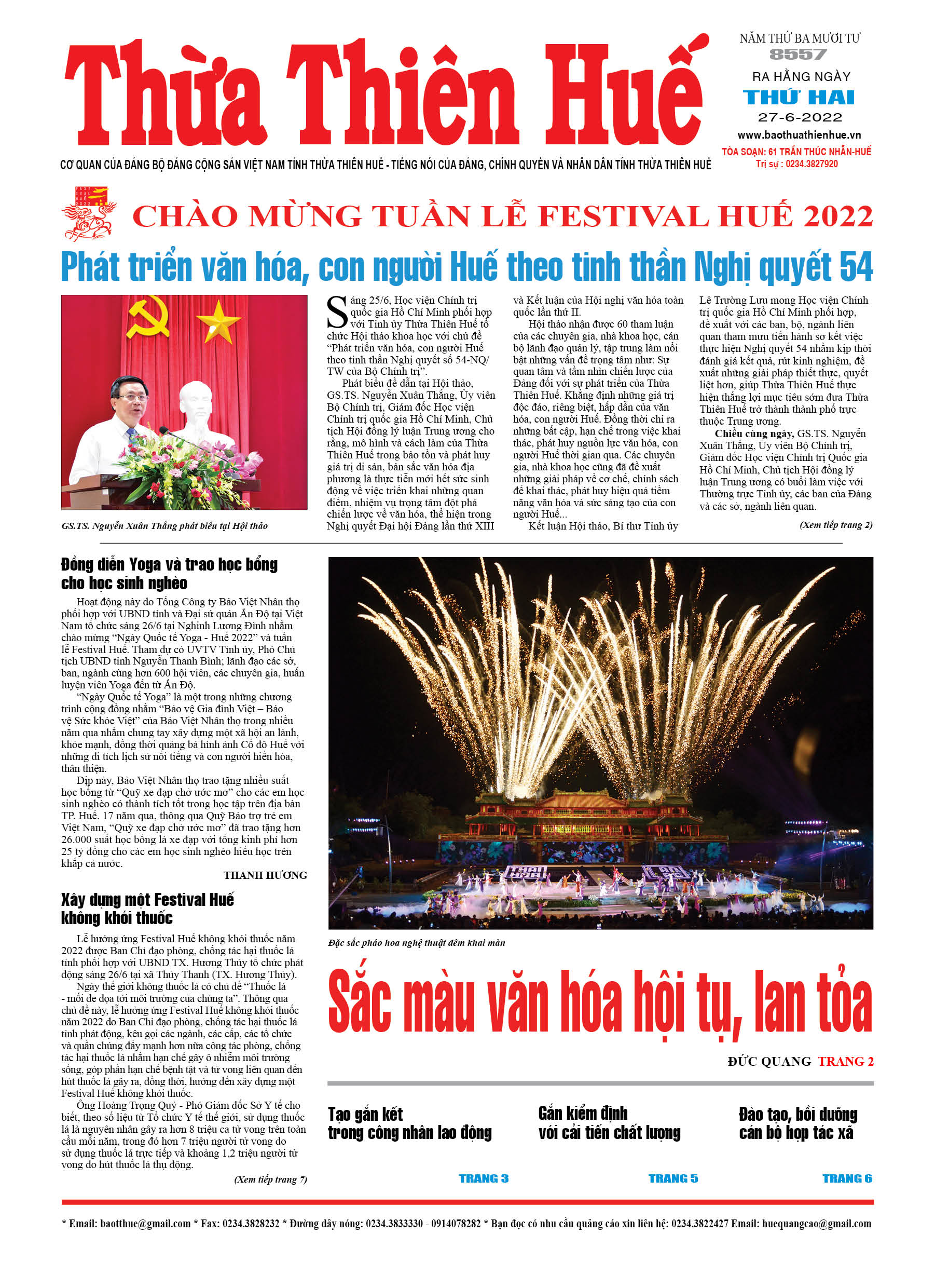 Thứ hai, 27/6/2022