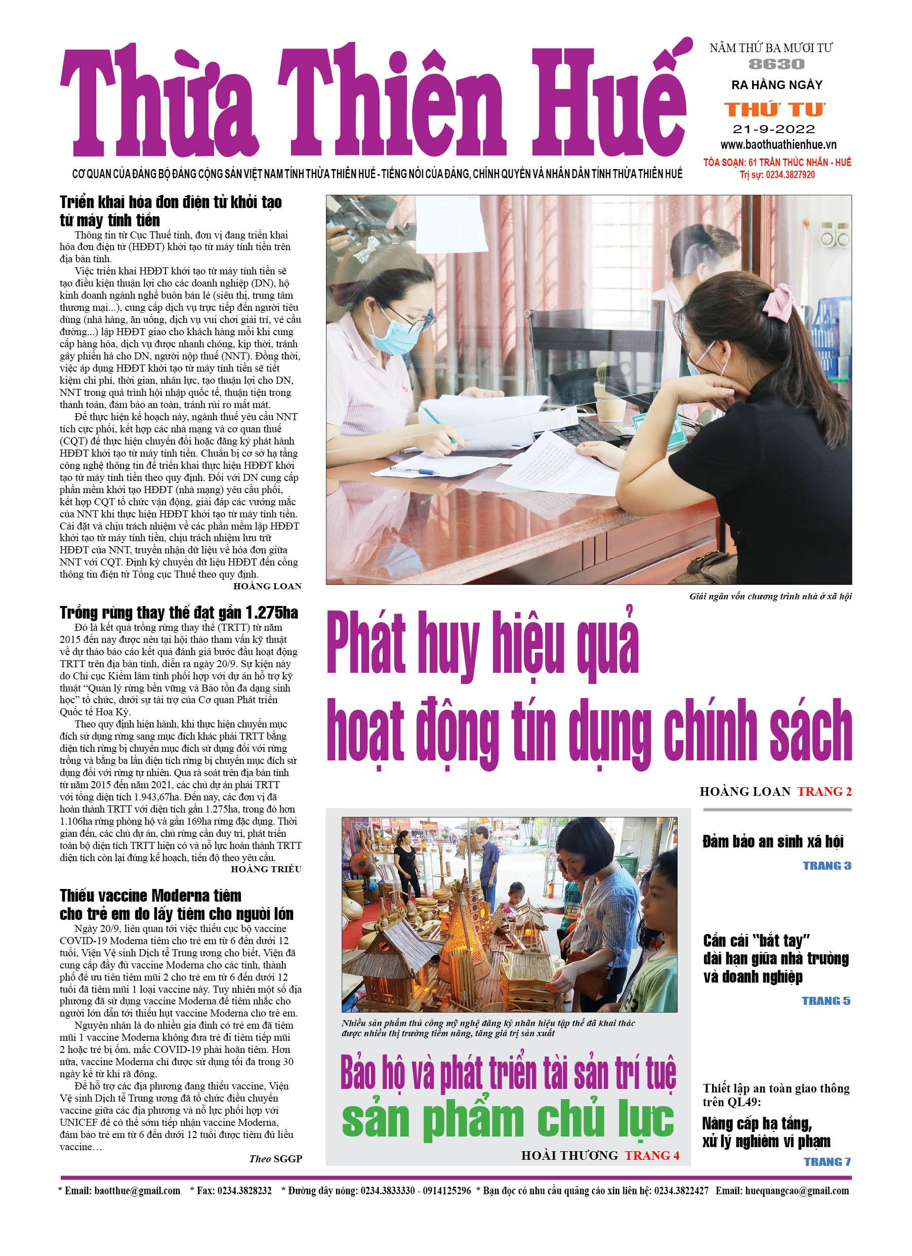 Thứ tư, 22/9/2022