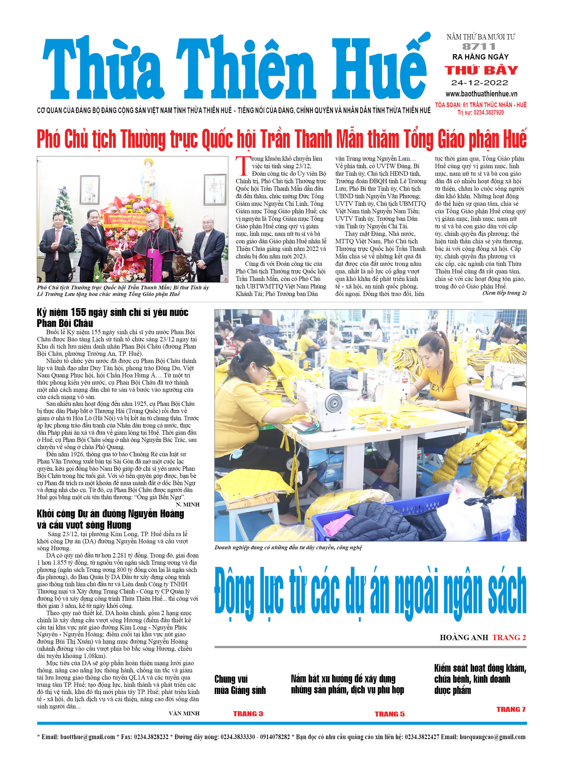 Thứ bảy, 24/12/2022