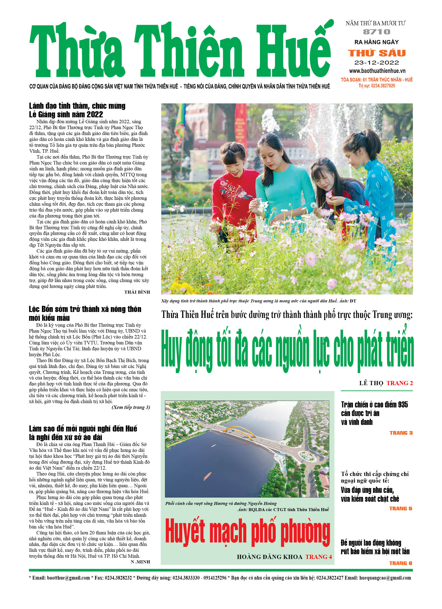 Thứ sáu, 23/12/2022