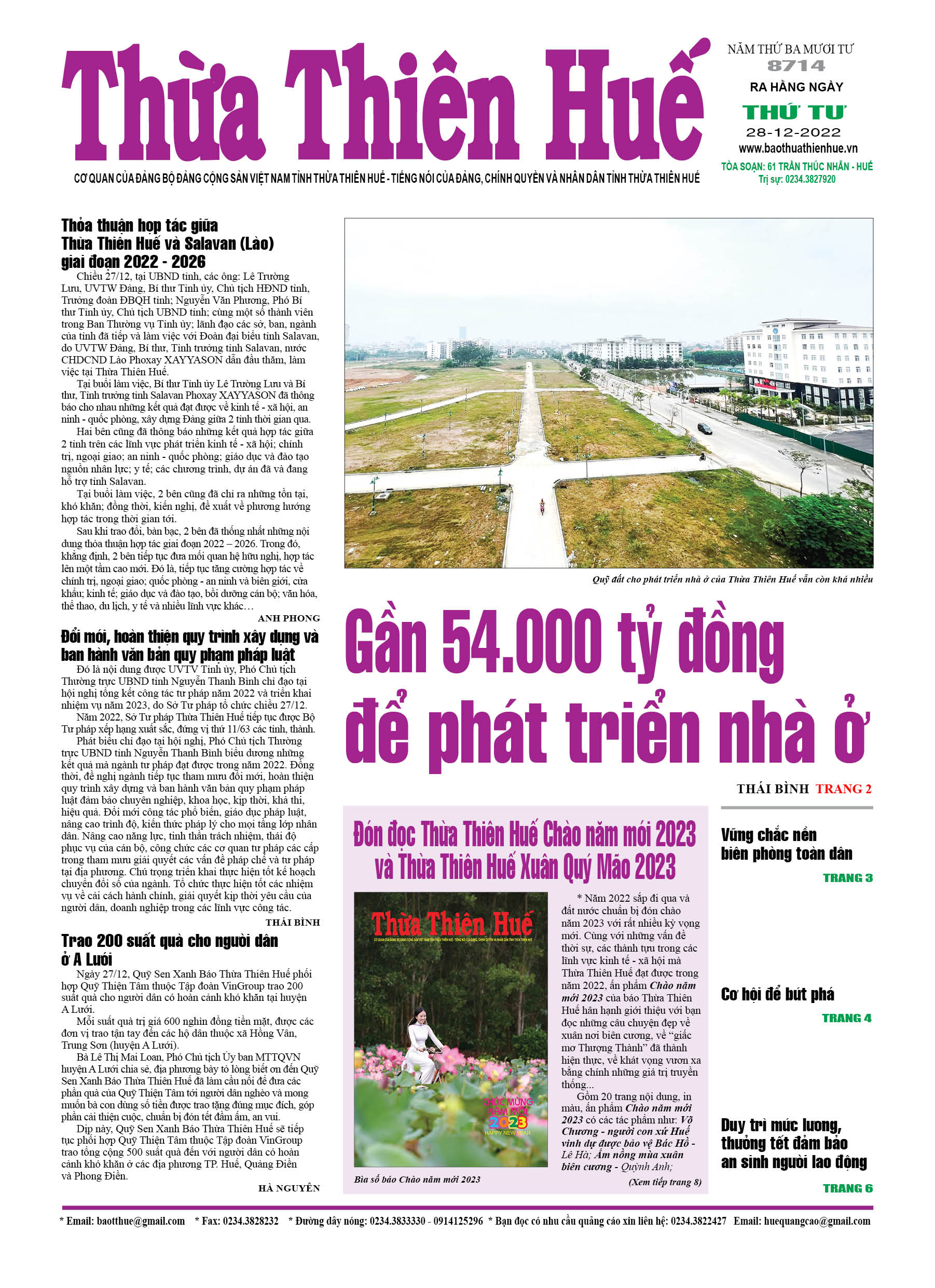 Thứ tư, 28/12/2022