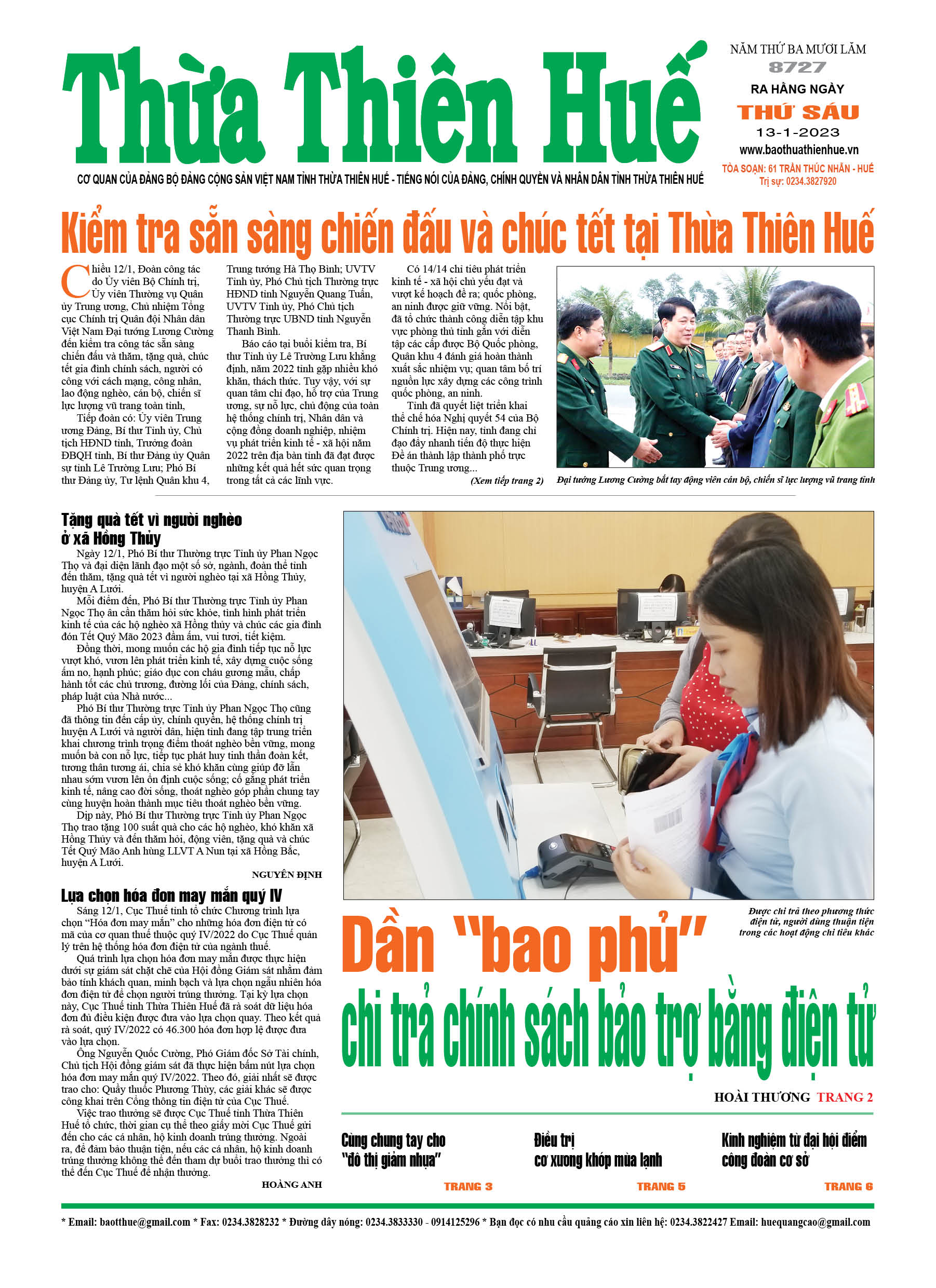 Thứ sáu, 13/1/2023