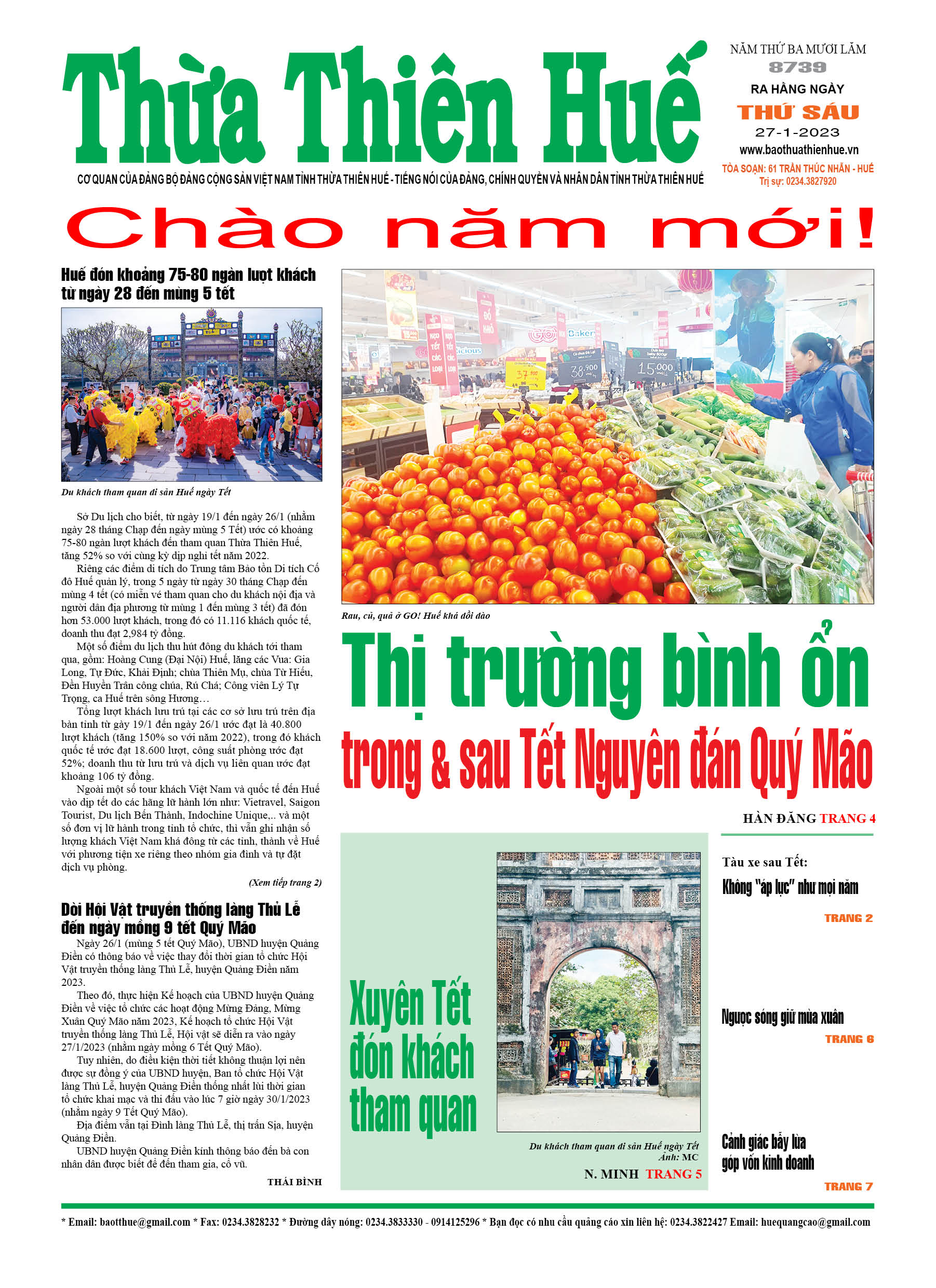 Thứ sáu, 27/1/2022