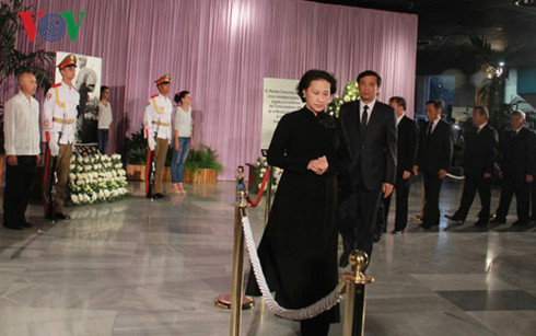 chủ tịch quốc hội nguyễn thị kim ngân viếng lãnh tụ cuba fidel castro hình 2 chu tich quoc hoi nguyen thi kim ngan vieng lanh tu cuba fidel castro hinh 2