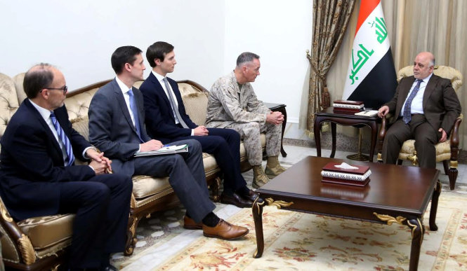Con rể ông Trump gặp thủ tướng Iraq ở Baghdad