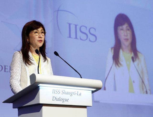 Bộ trưởng Quốc phòng Nhật Bản Tomomi Inada (Ảnh: Reuters)
