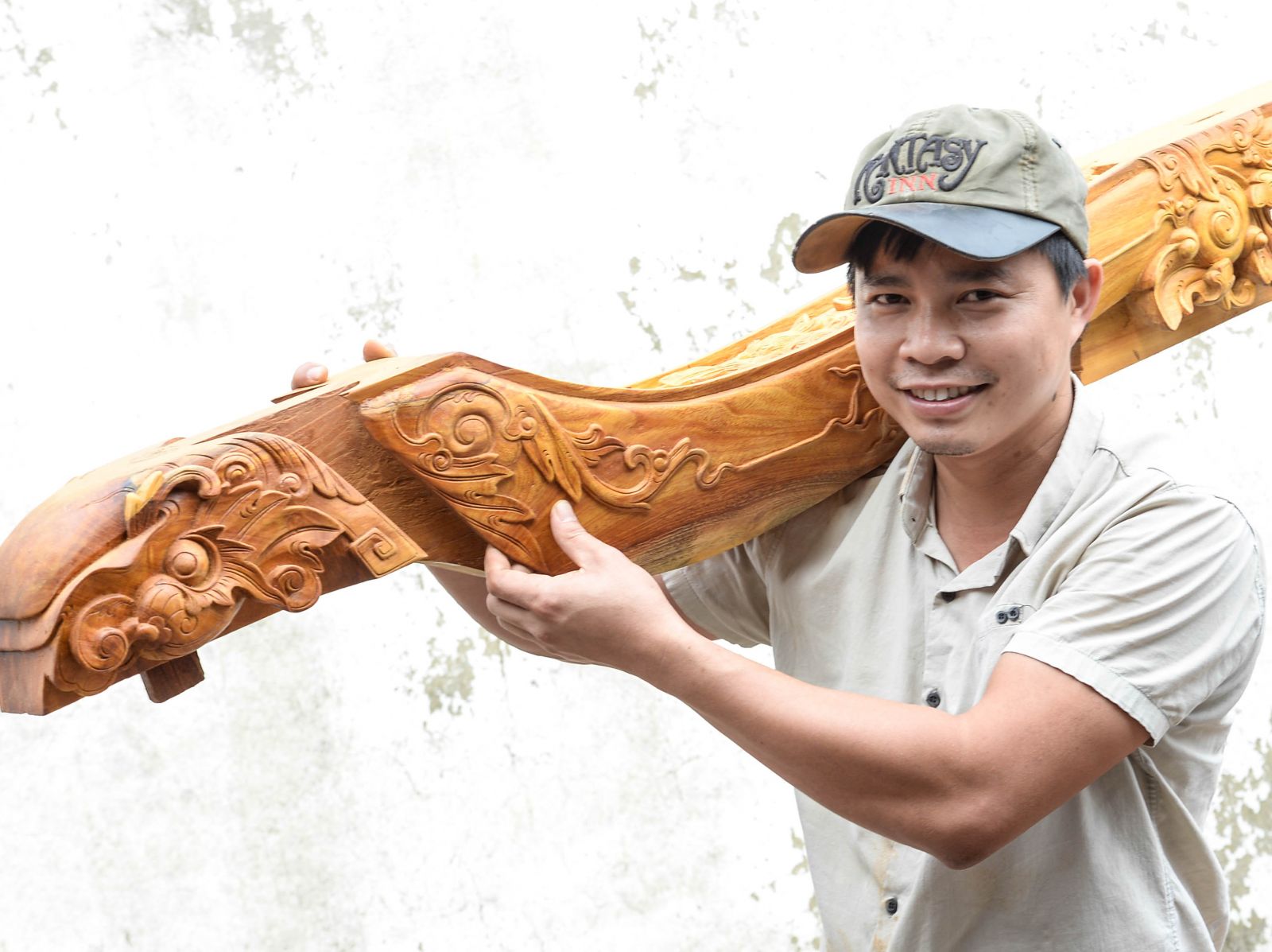 The joy of a young carpenter