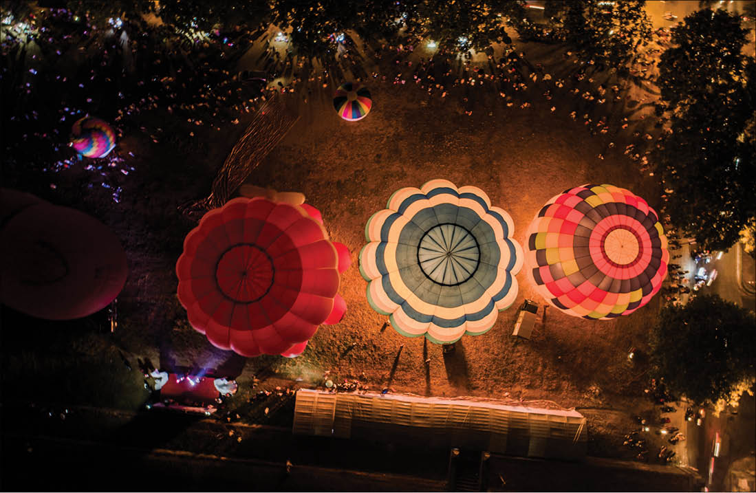 The highly anticipated balloon festival  