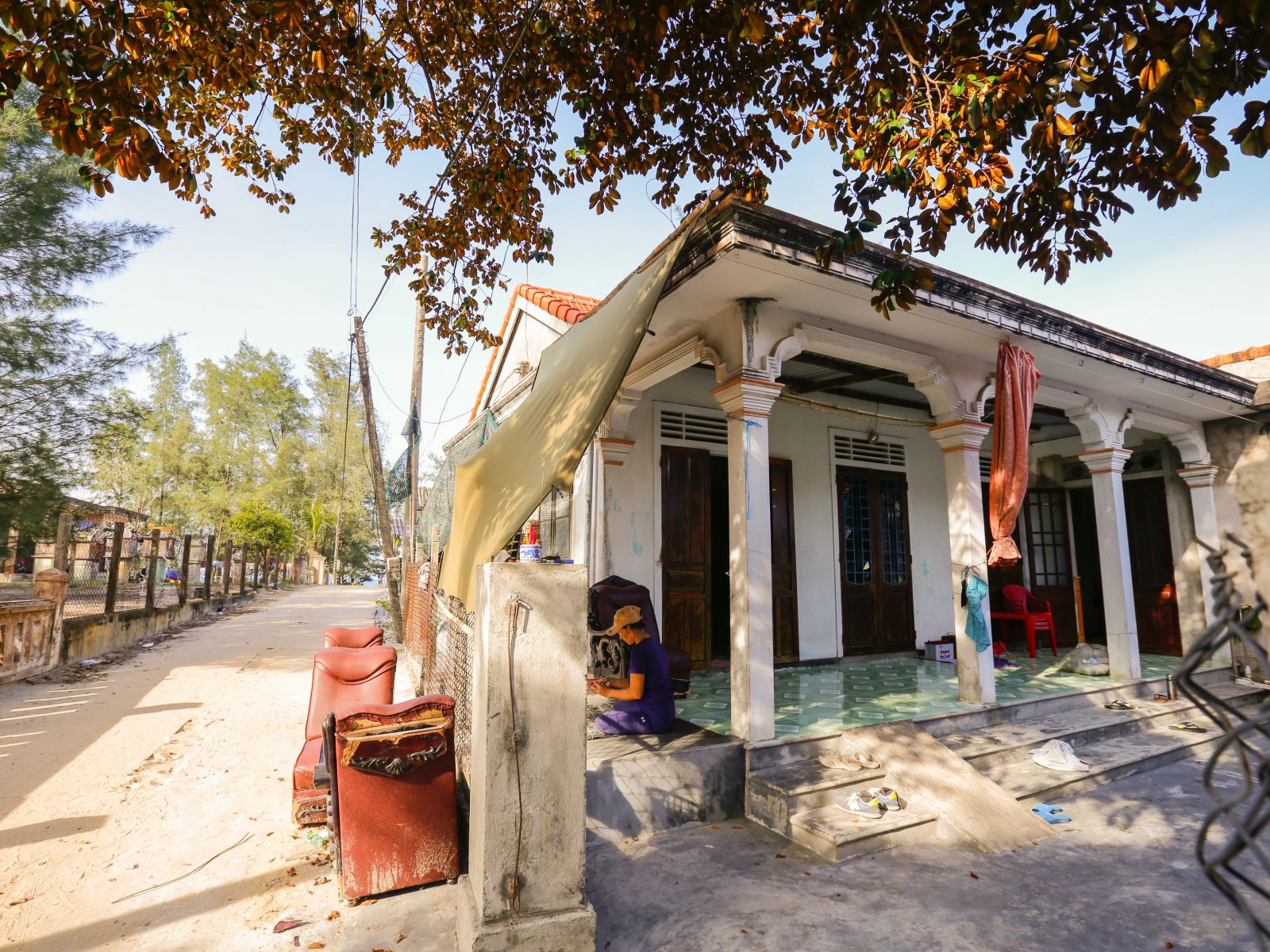 The house of Mr. Tam – Ms. No is simple just like the ones of other families here