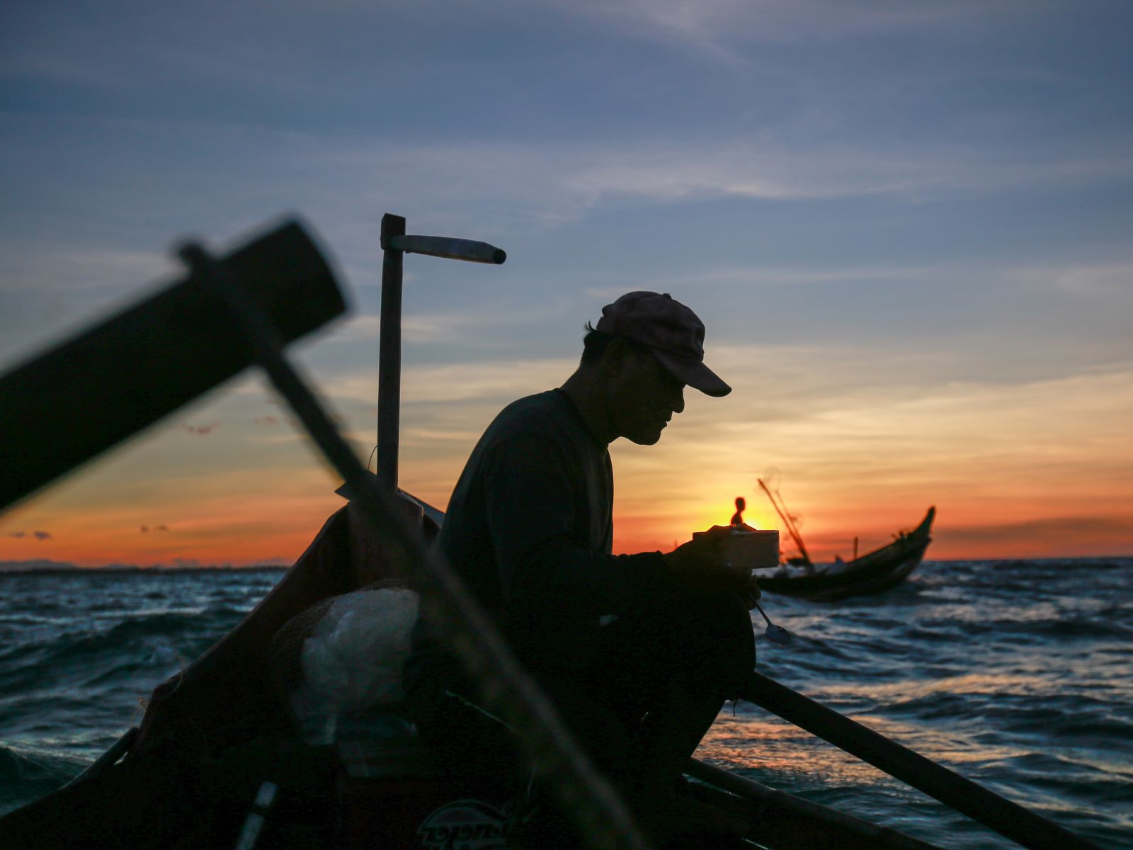 Dinner at sea