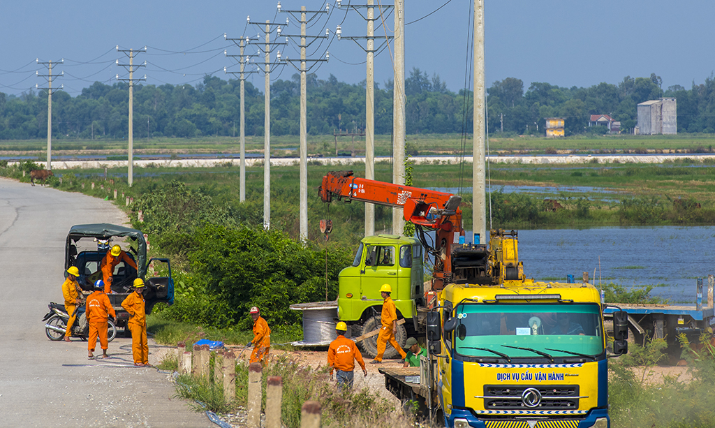 Phương tiện, máy móc... đã sẵn sàng để bắt đầu công việc
