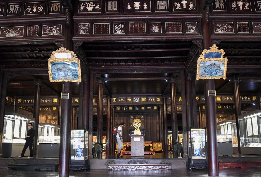 Exhibition space of the Hue Royal Ruong house architecture