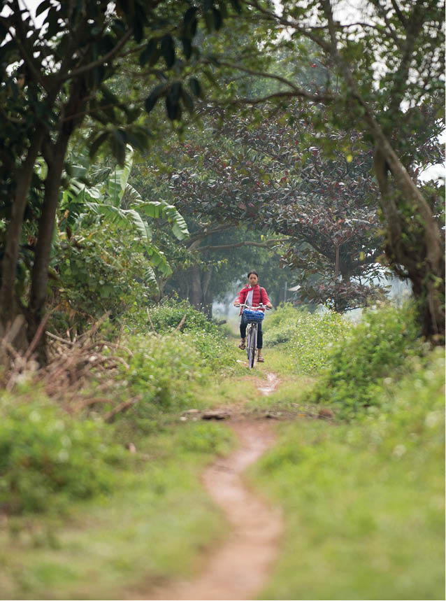 Con đường Ngạn và Hà Lan đi học mỗi ngày
