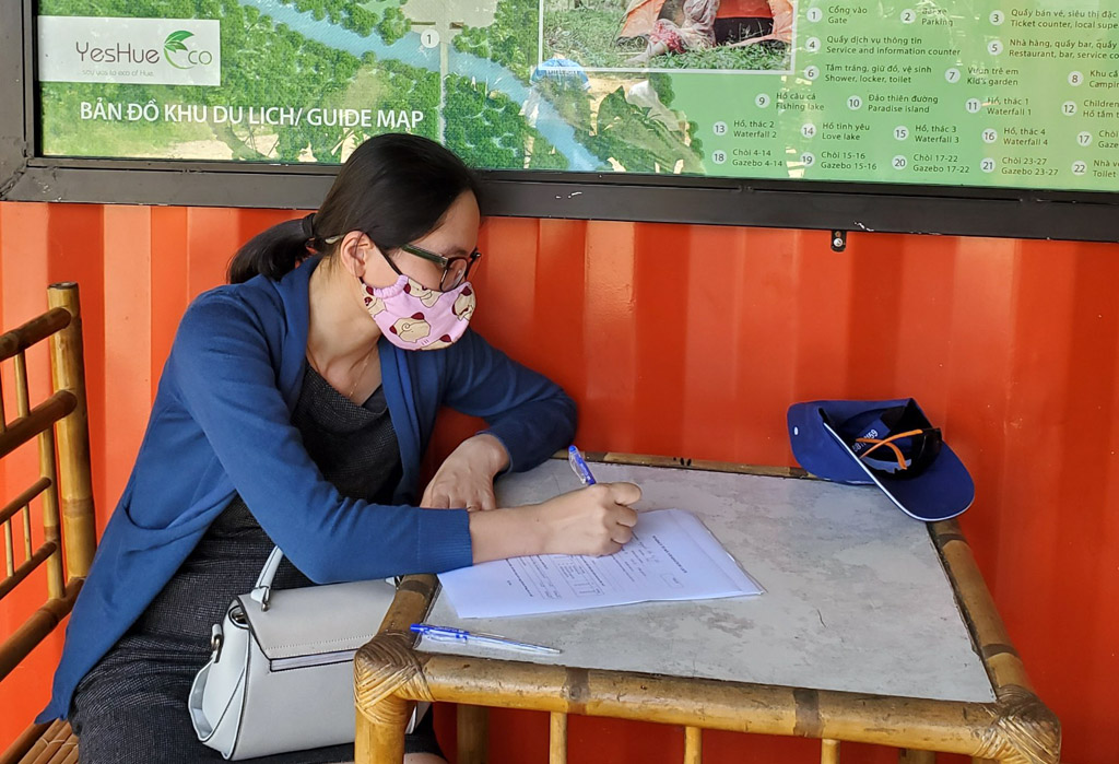 All visitors to tourist destinations make medical declarations according to regulations