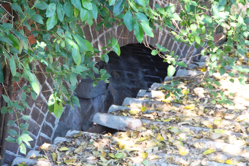 Meanwhile, the second gate, not far away, is located in the people's houses; the gate’s entrance is closed off