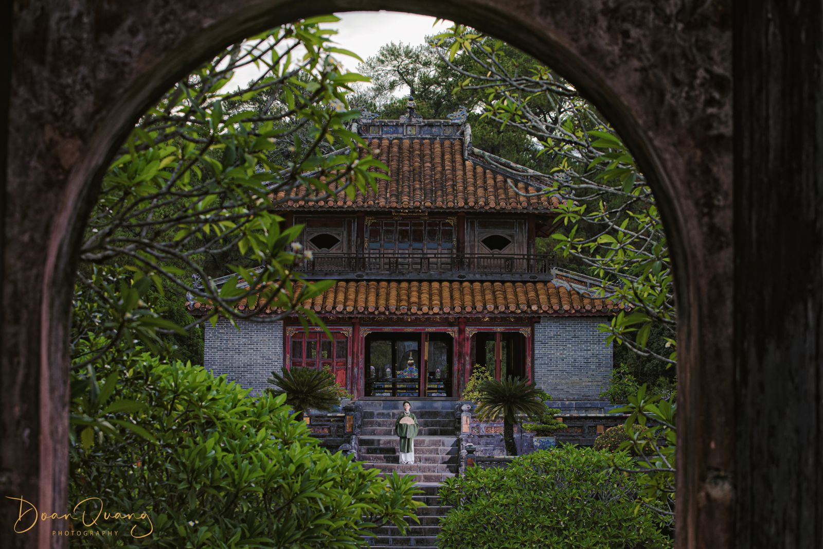 Minh Lau building at Minh Mang tomb
